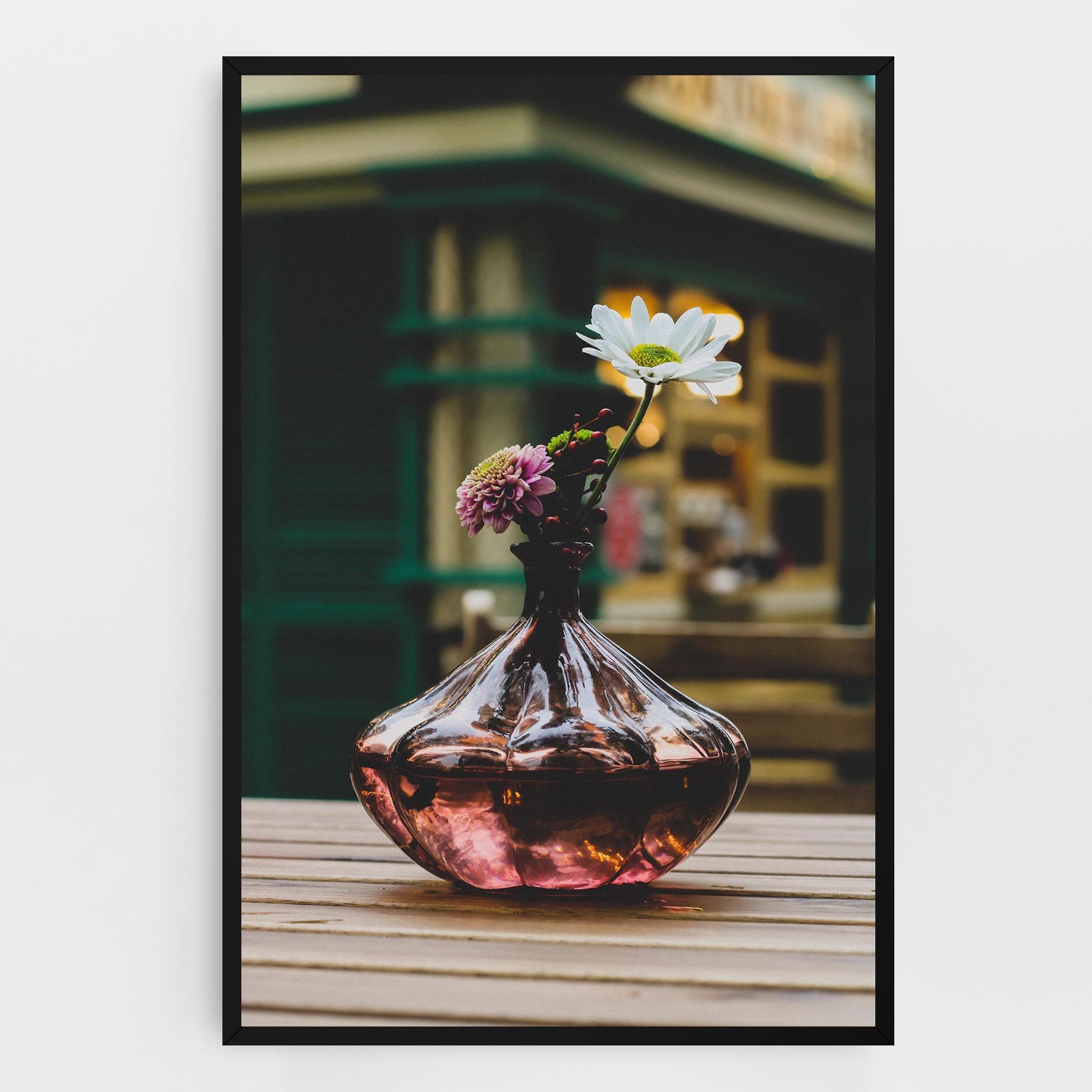 Pink Vase Flower mockup 0