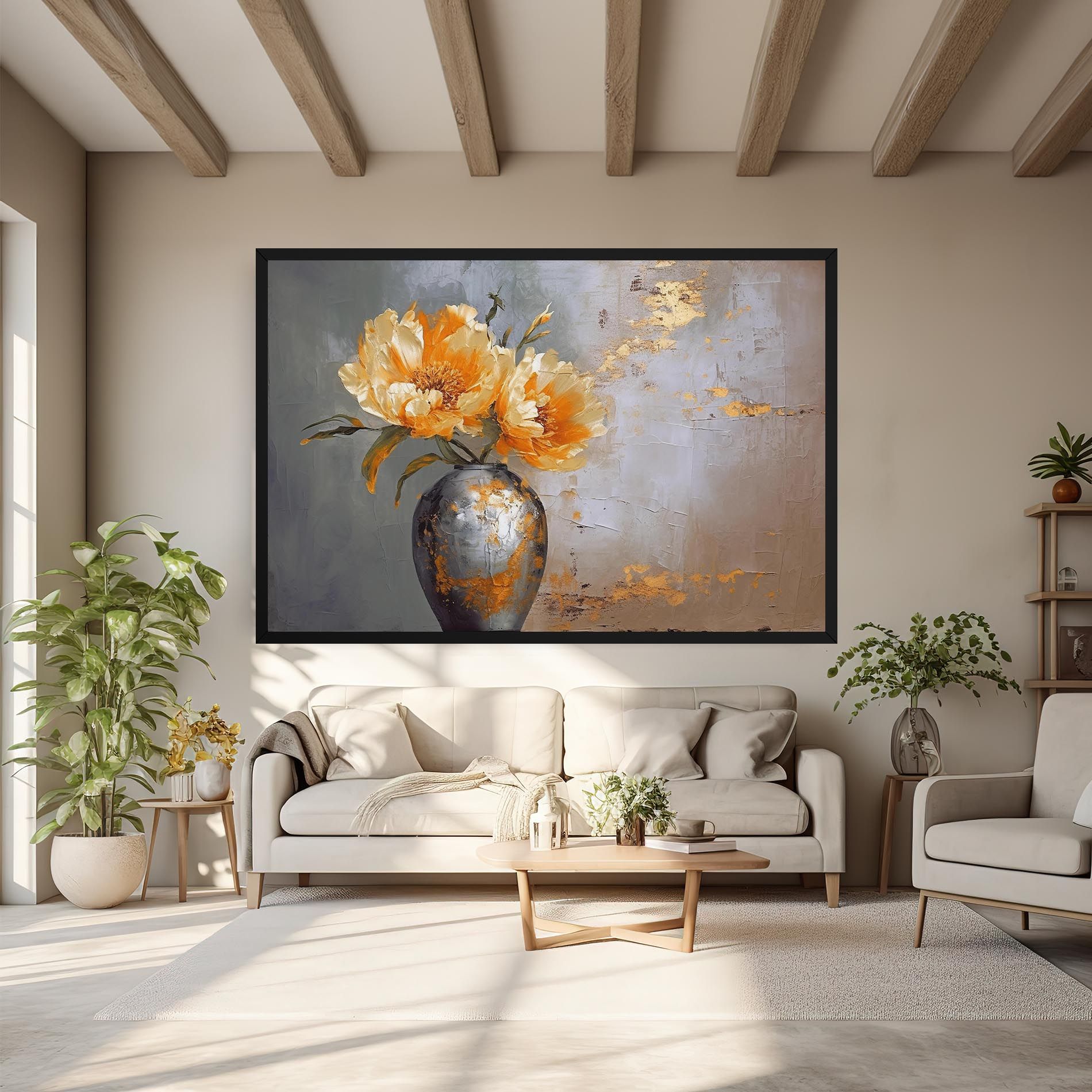 Grey Painting Vase mockup 6