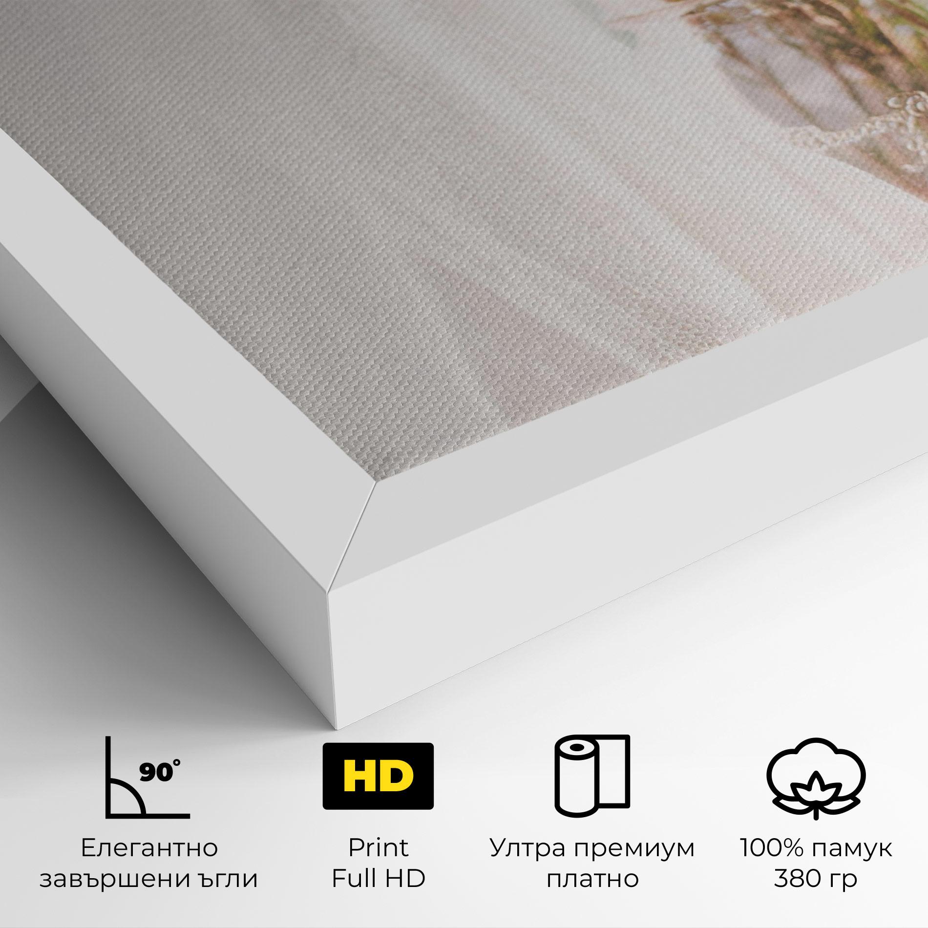 Картина на платно Field Flowers Vase mockup 4