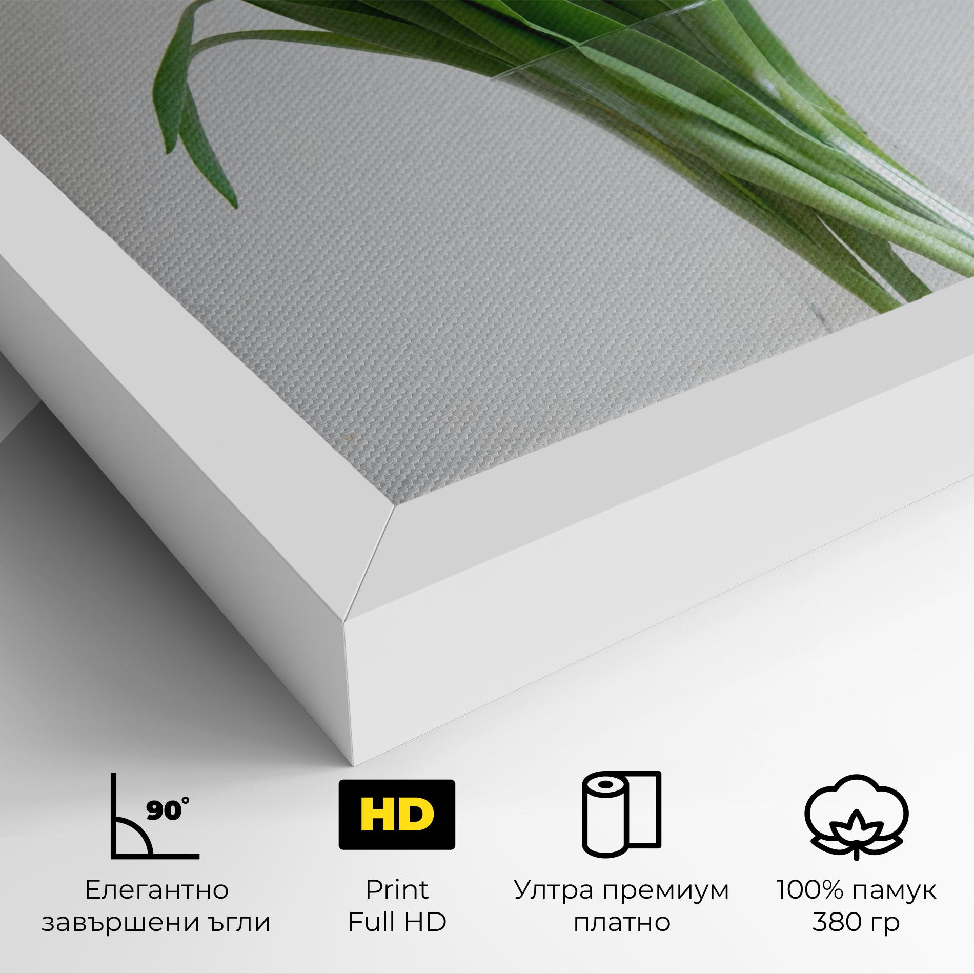 Картина на платно Pretty Tulips Vase mockup 4