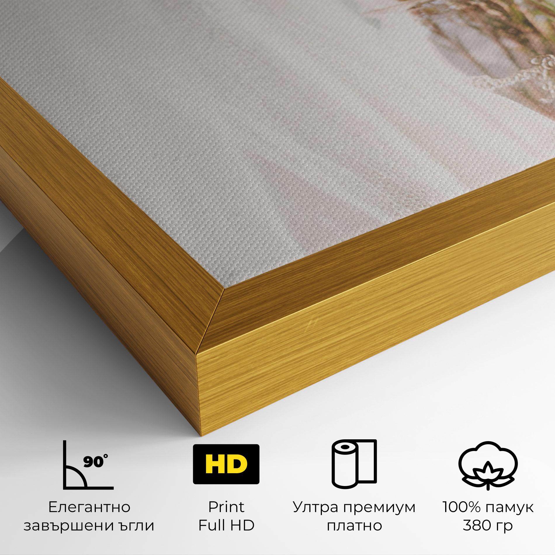 Картина на платно Field Flowers Vase mockup 4