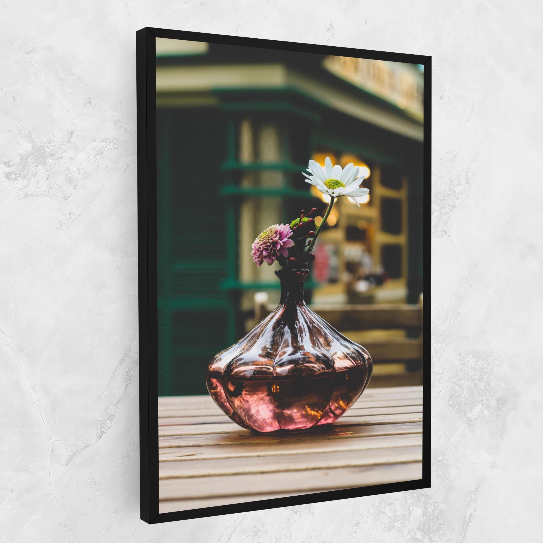 Pink Vase Flower mockup 1