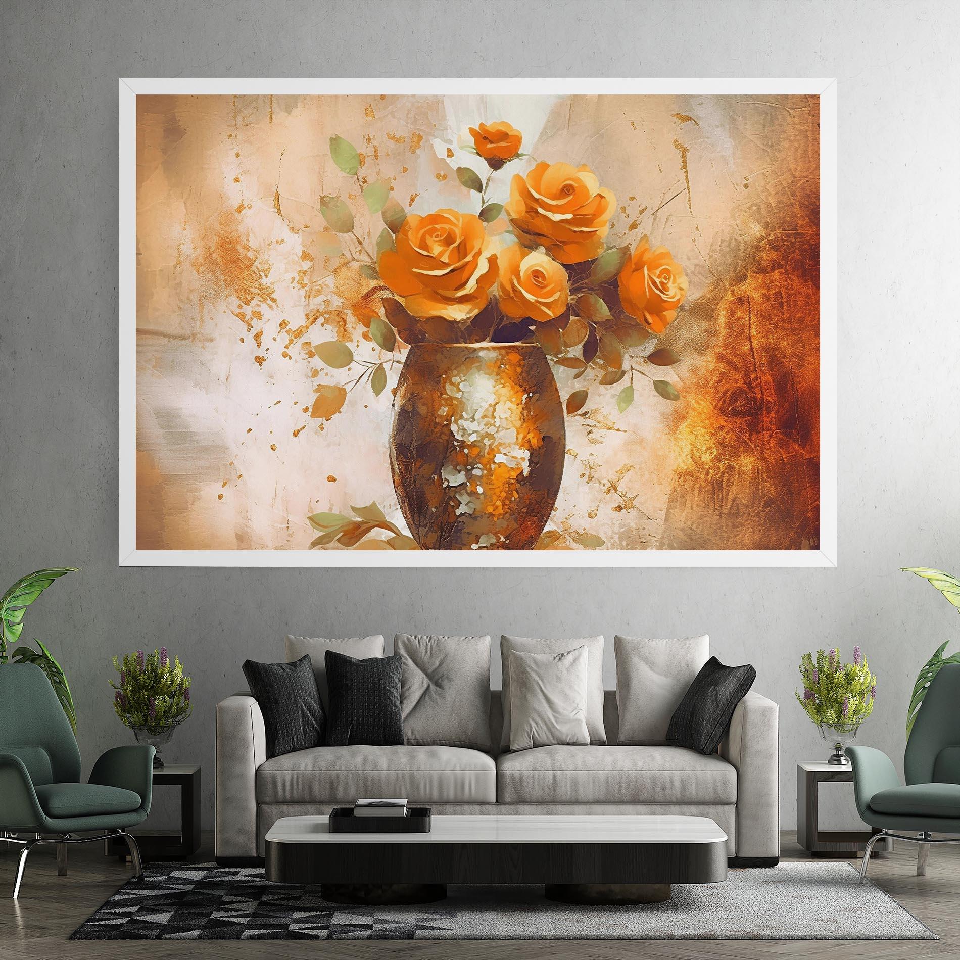 Картина на платно Brown Vase Art mockup 7