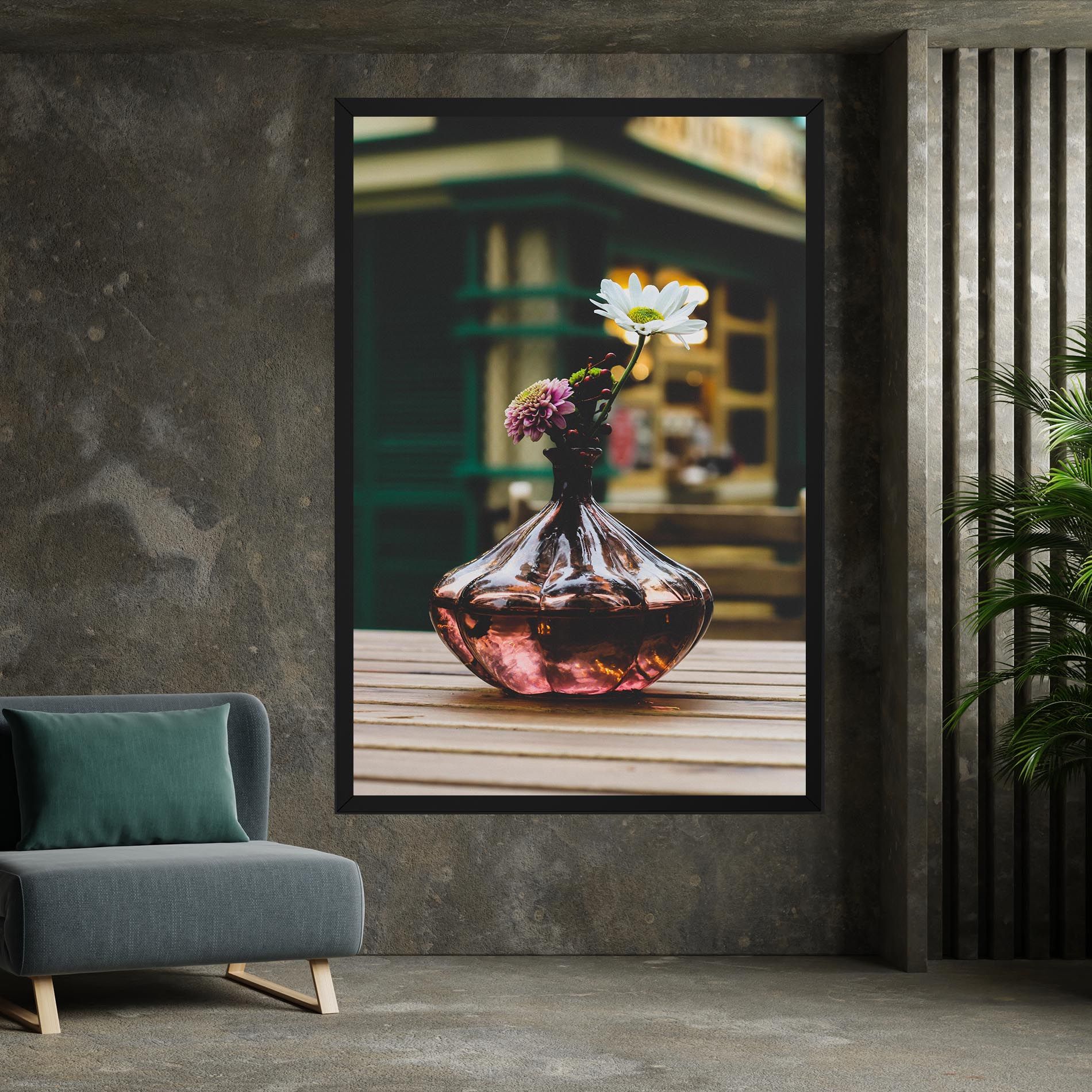 Pink Vase Flower mockup 7