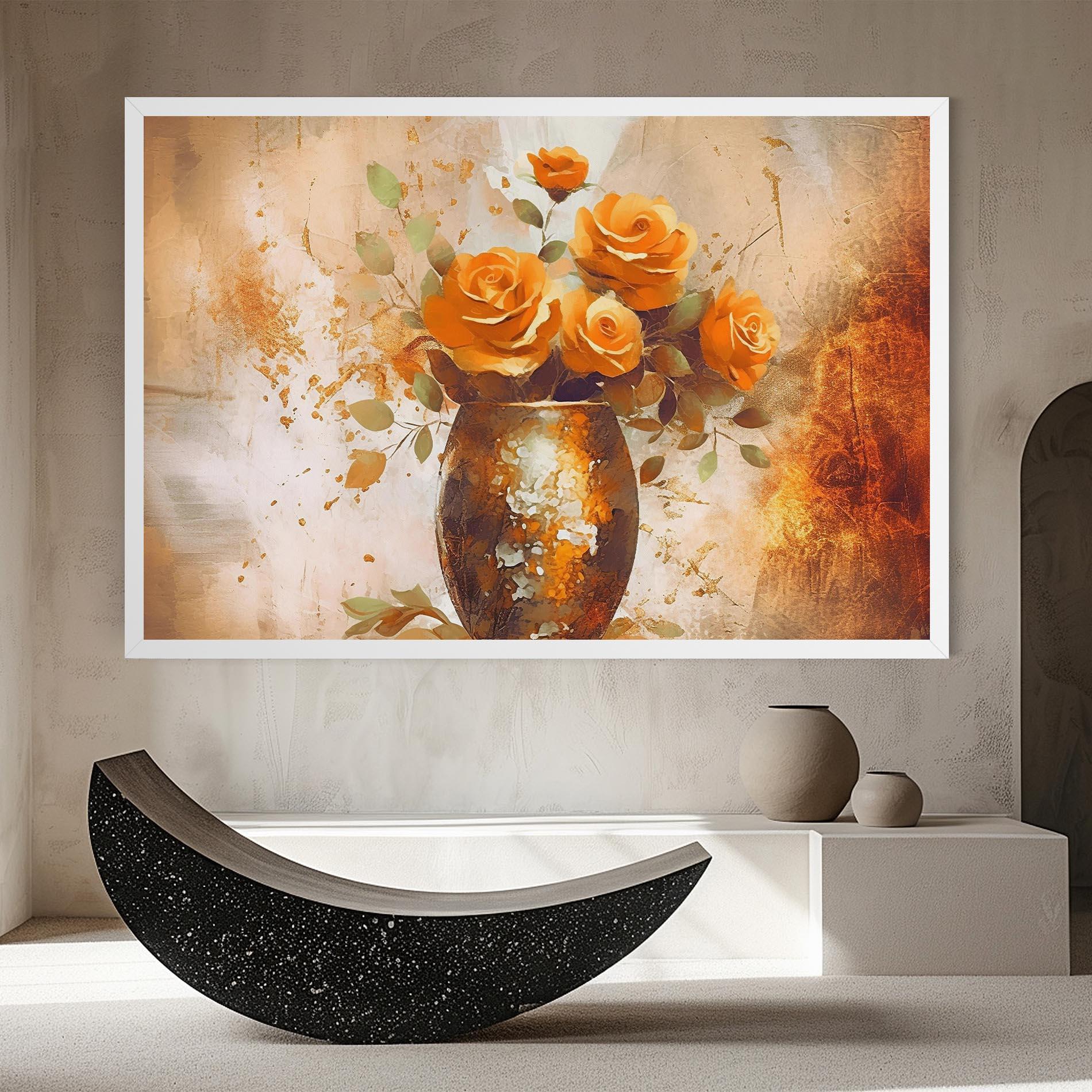 Картина на платно Brown Vase Art mockup 8