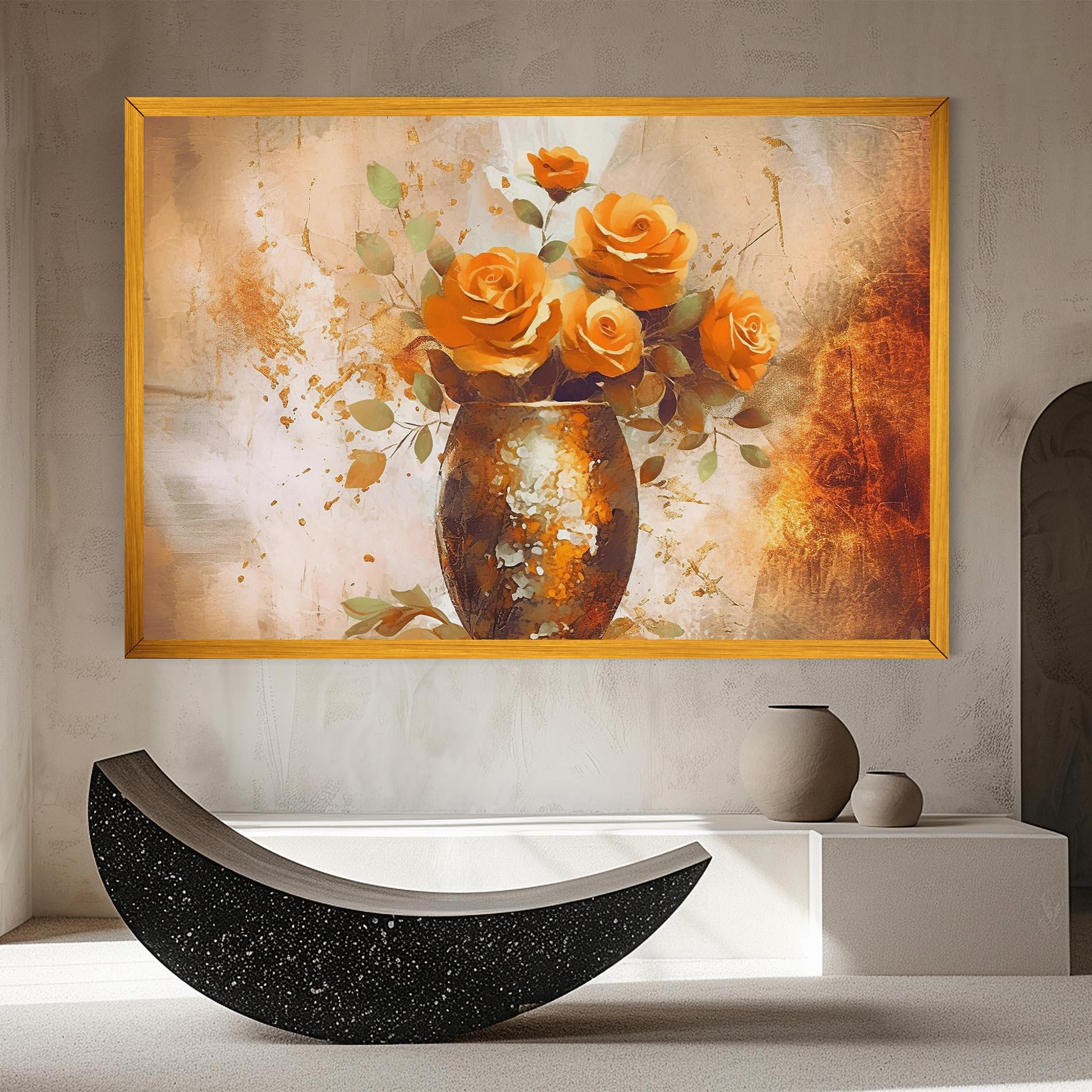 Картина на платно Brown Vase Art mockup 8