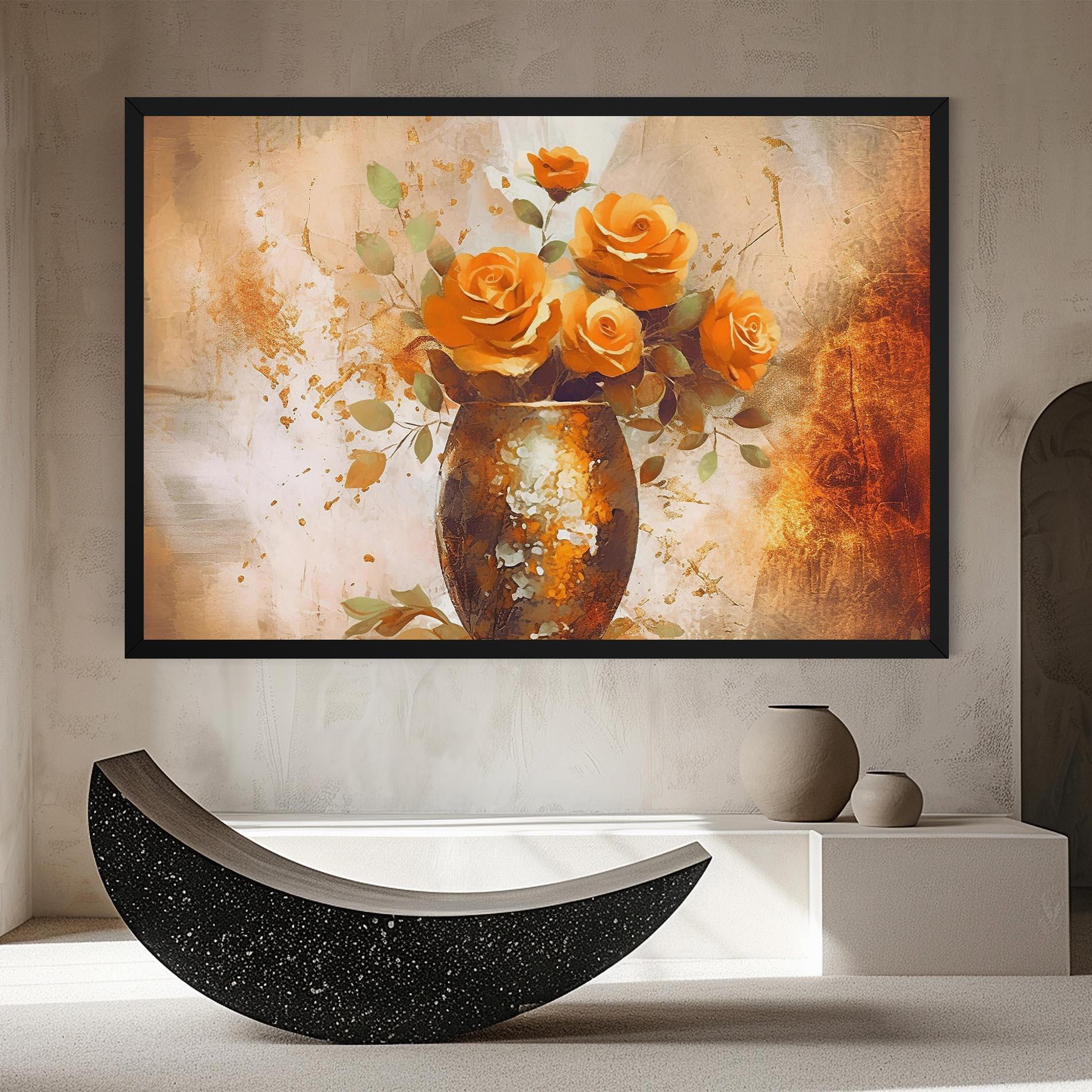Картина на платно Brown Vase Art mockup 8