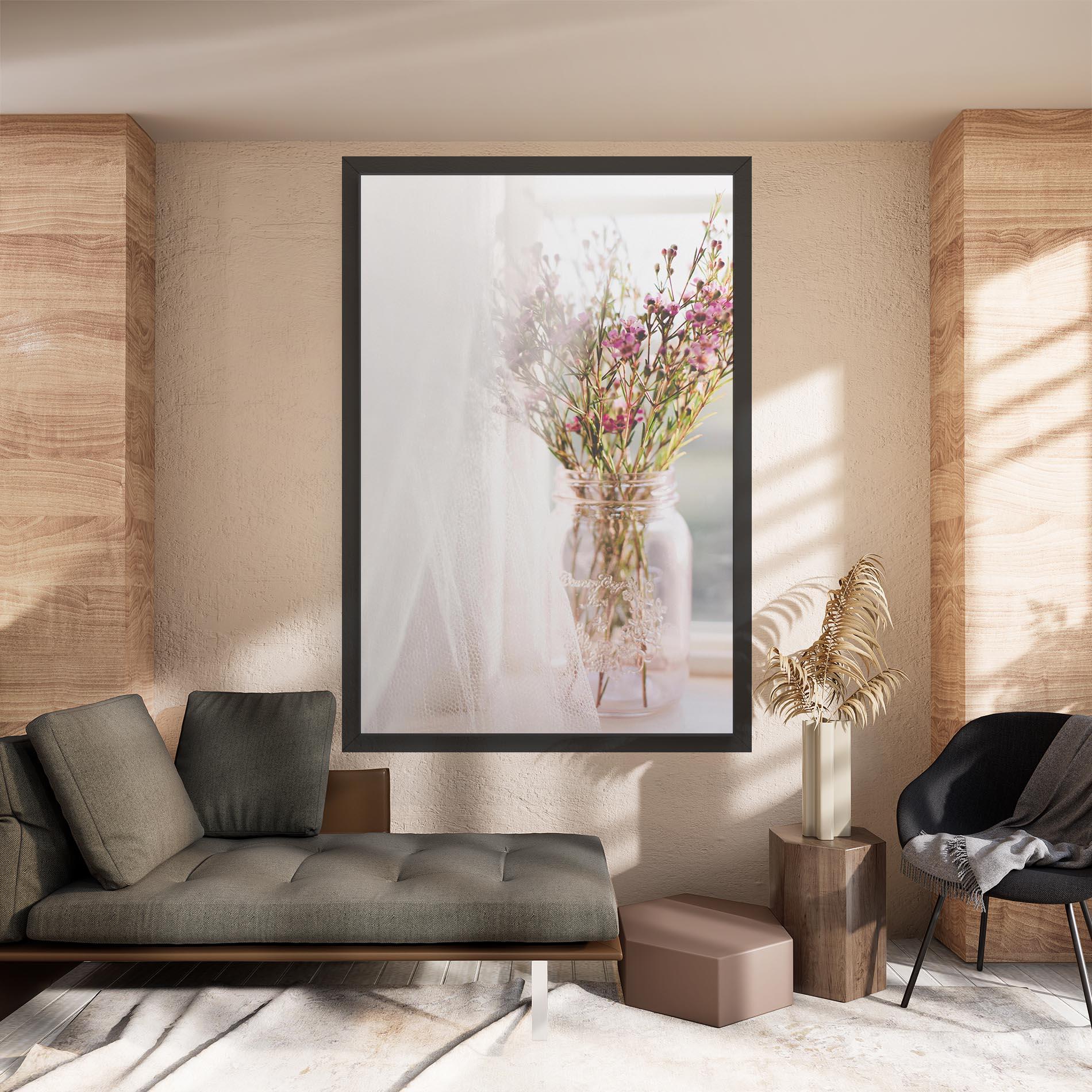 Картина на платно Field Flowers Vase mockup 8