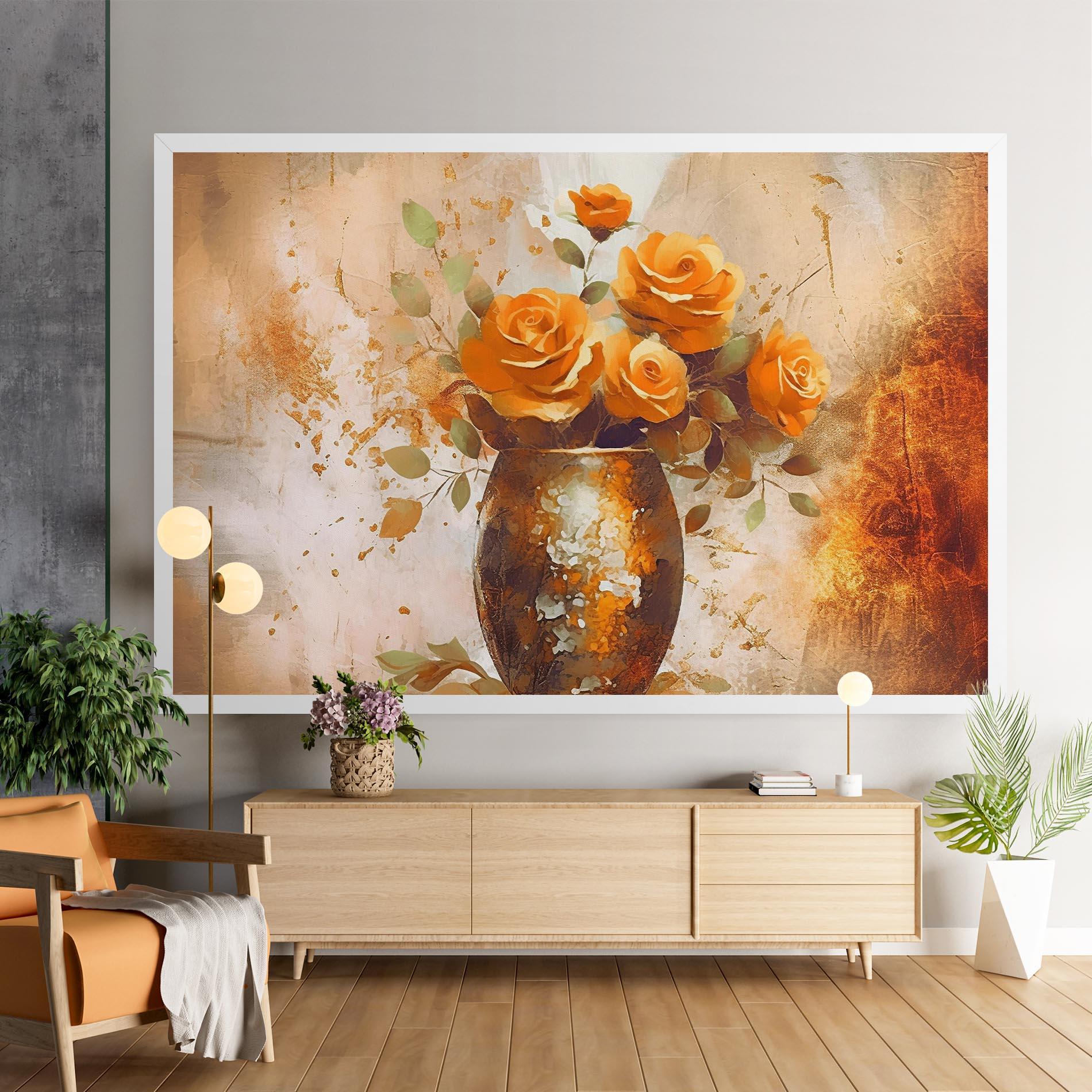 Картина на платно Brown Vase Art mockup 9