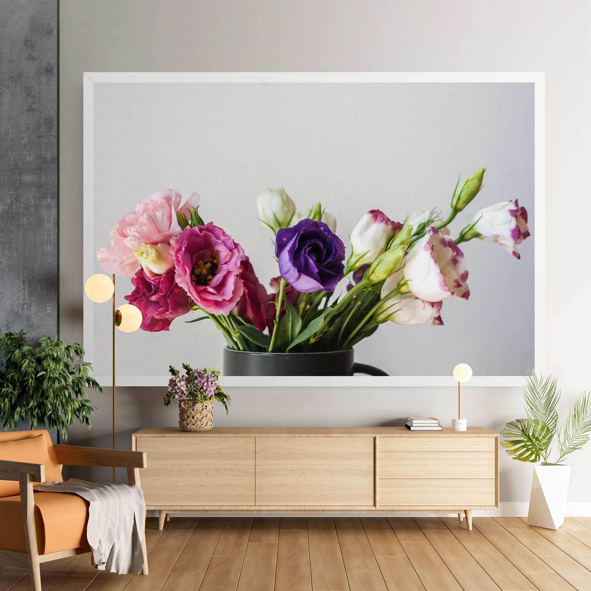 Картина на платно Flowers In Vase mockup 9