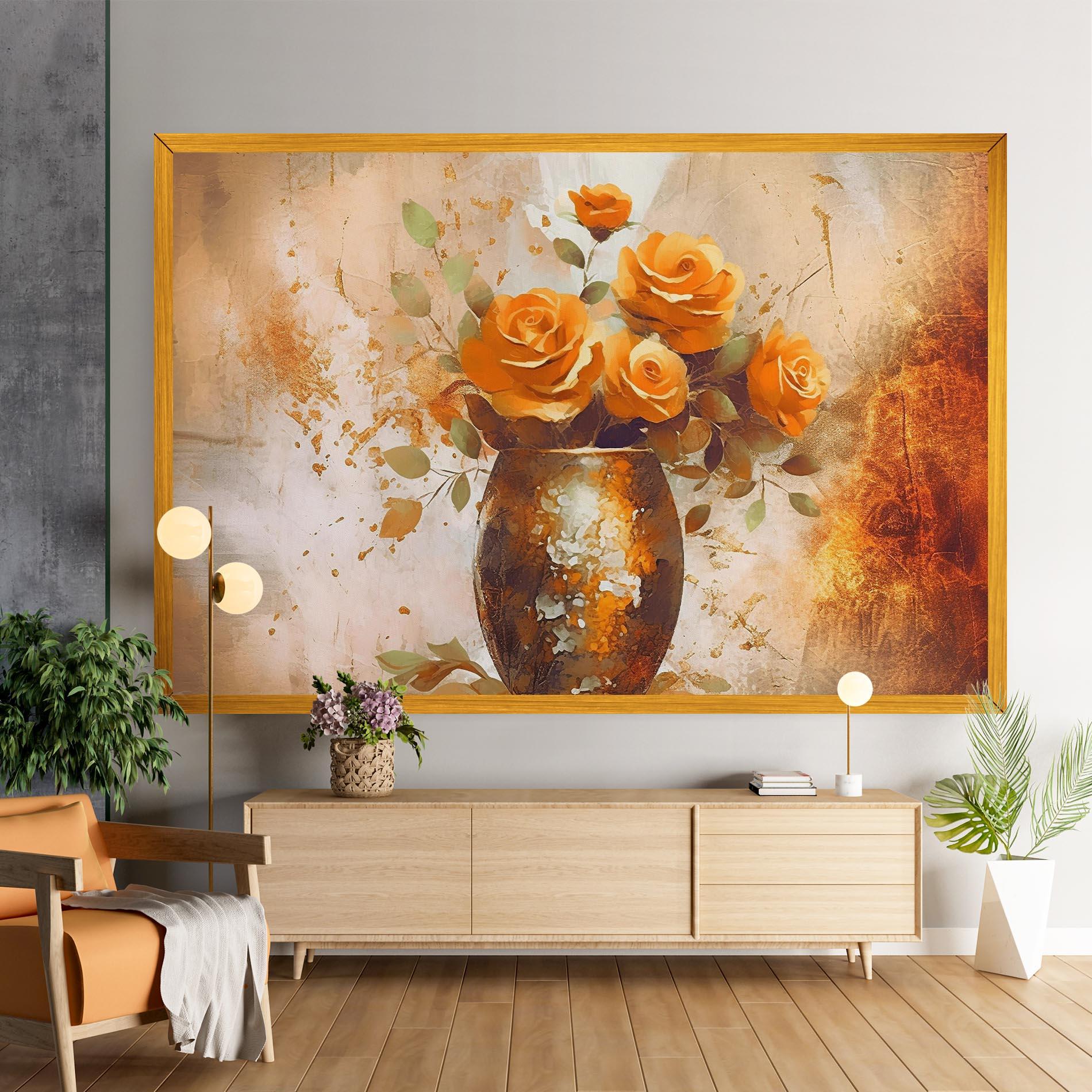 Картина на платно Brown Vase Art mockup 9