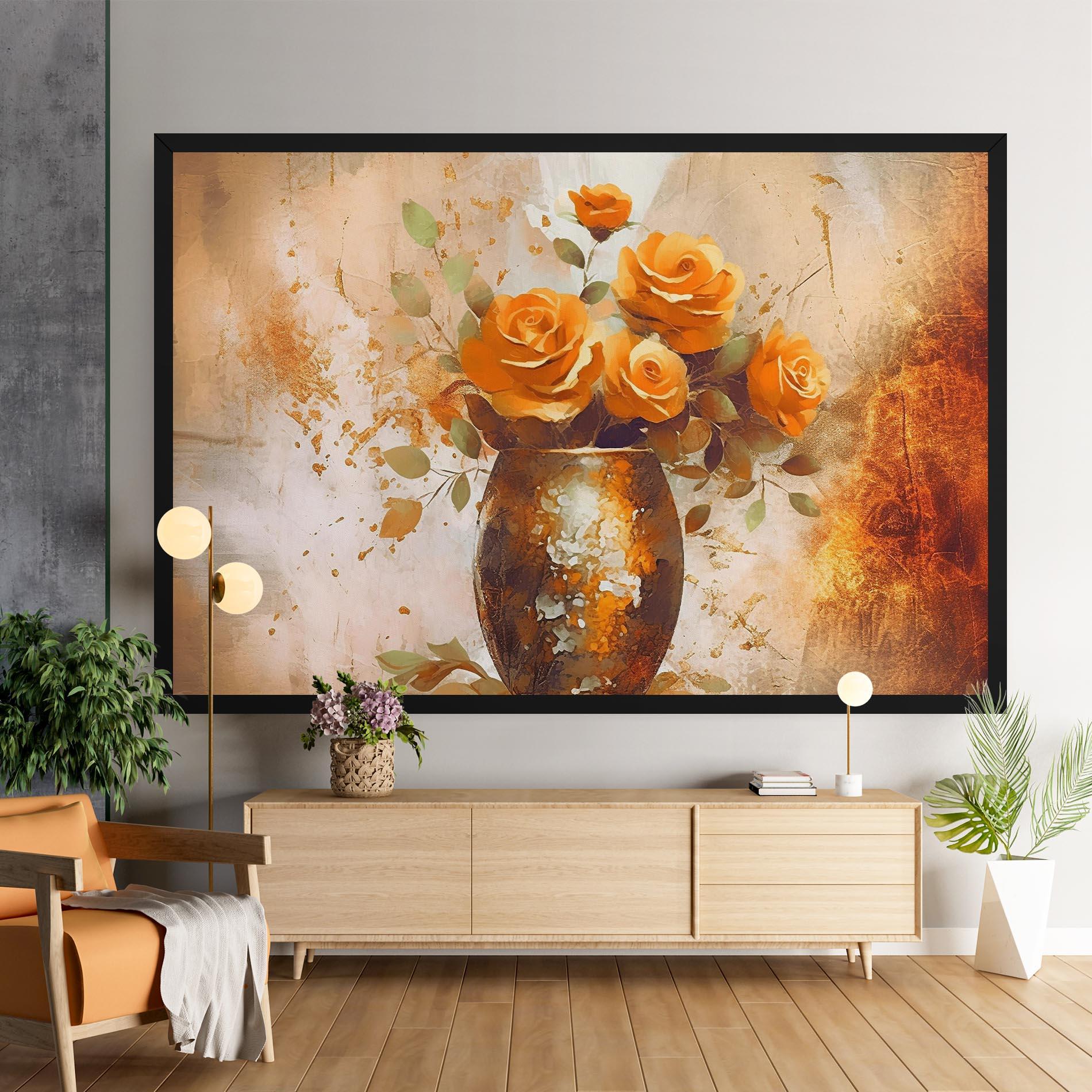 Картина на платно Brown Vase Art mockup 9