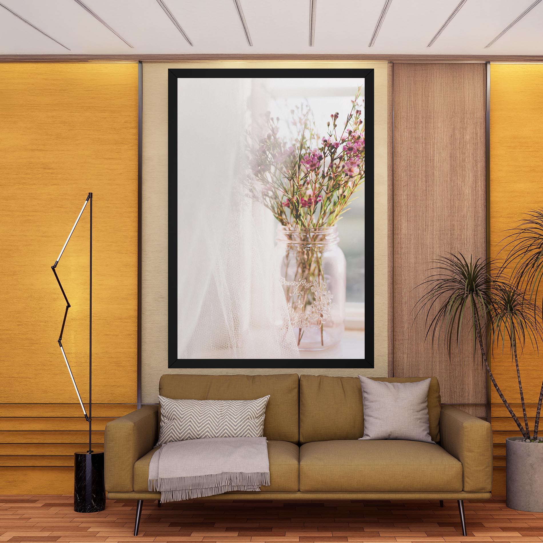 Картина на платно Field Flowers Vase mockup 9