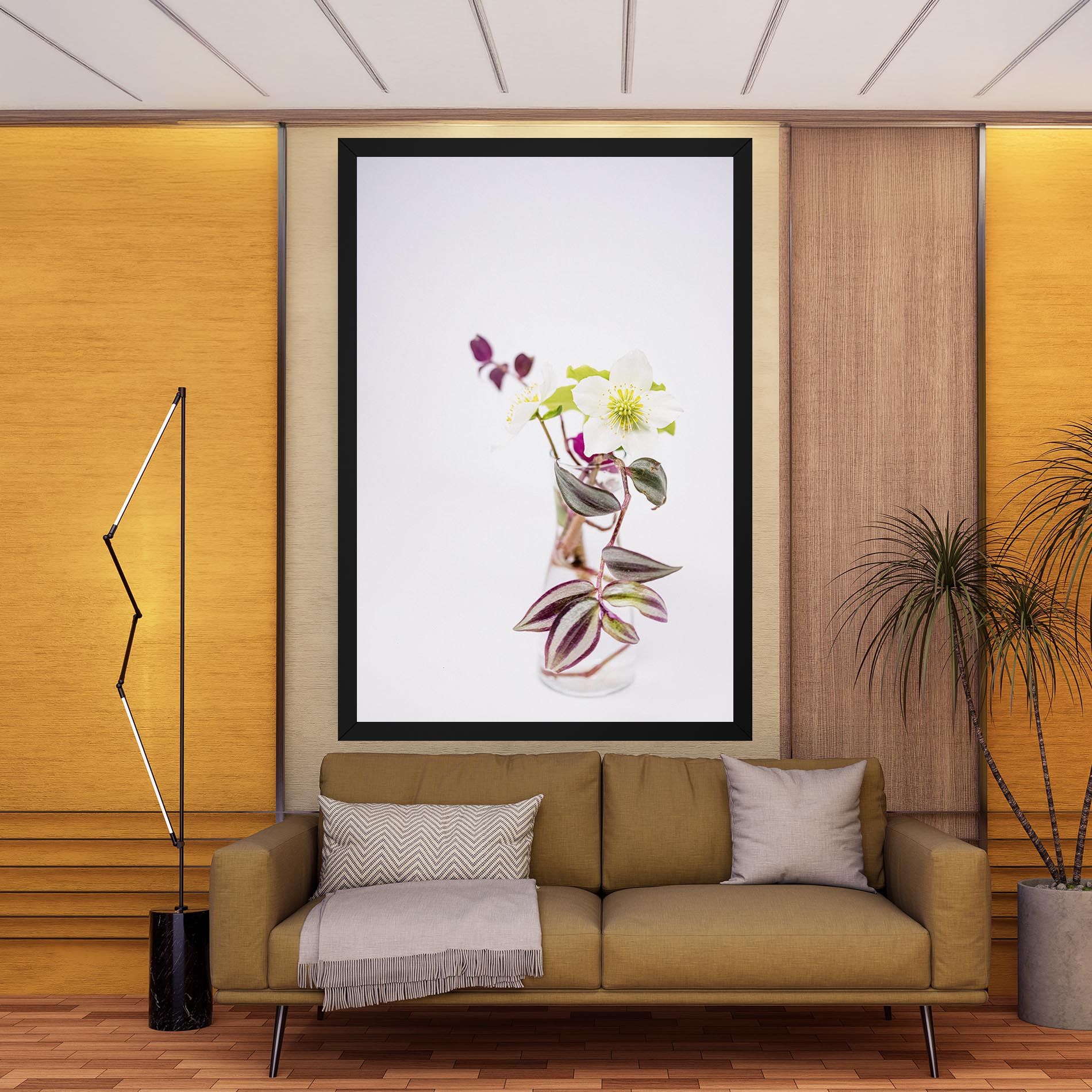 Pretty Leaf Vase mockup 9