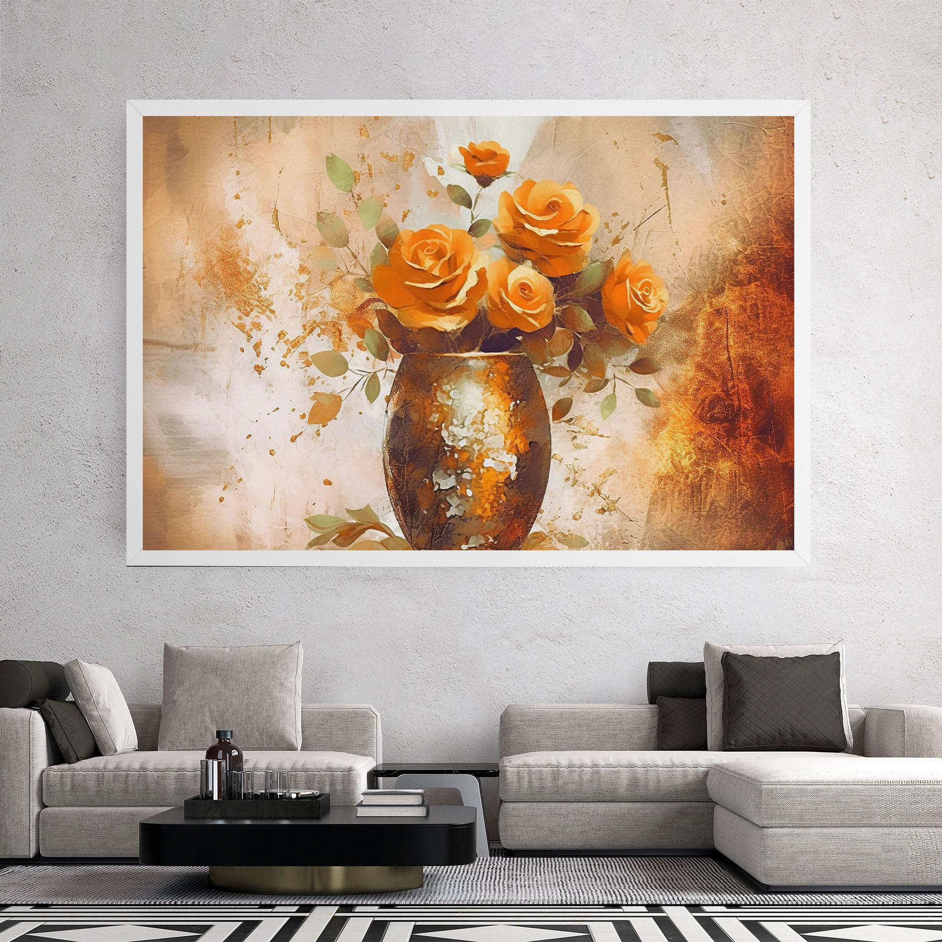 Картина на платно Brown Vase Art mockup 2
