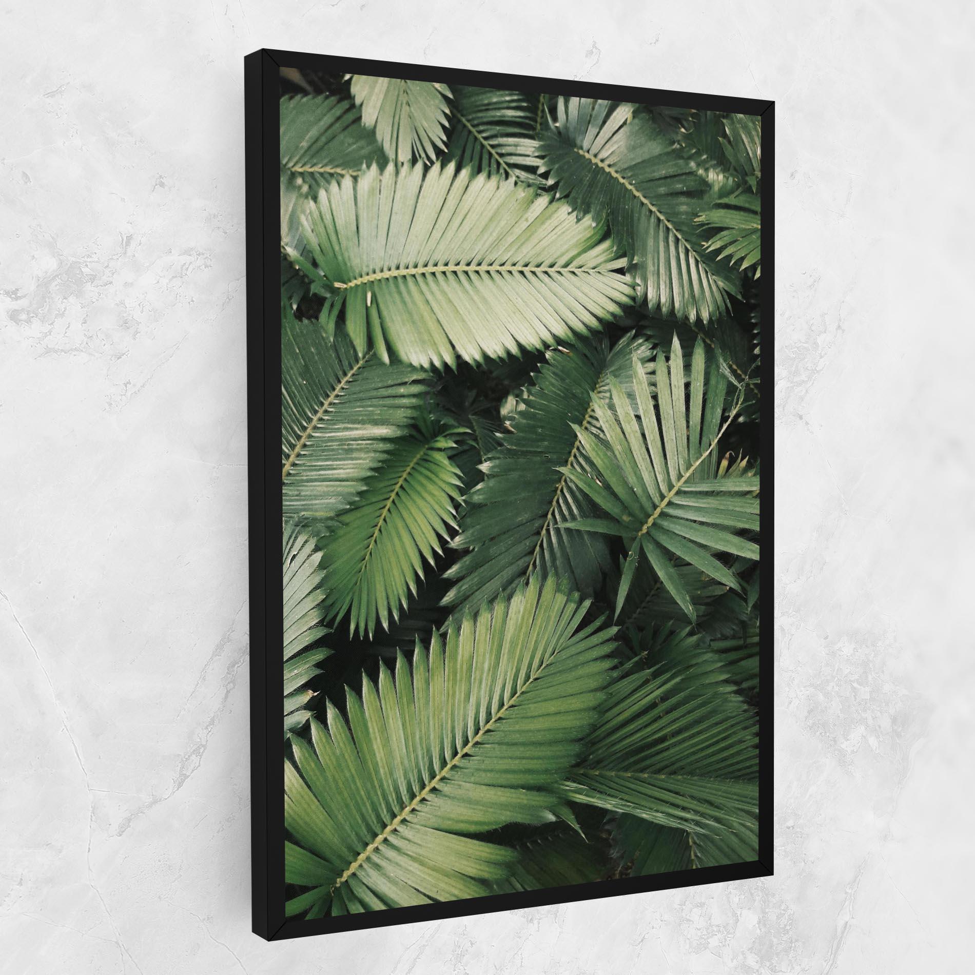 Картина на платно Green Leaves mockup 1