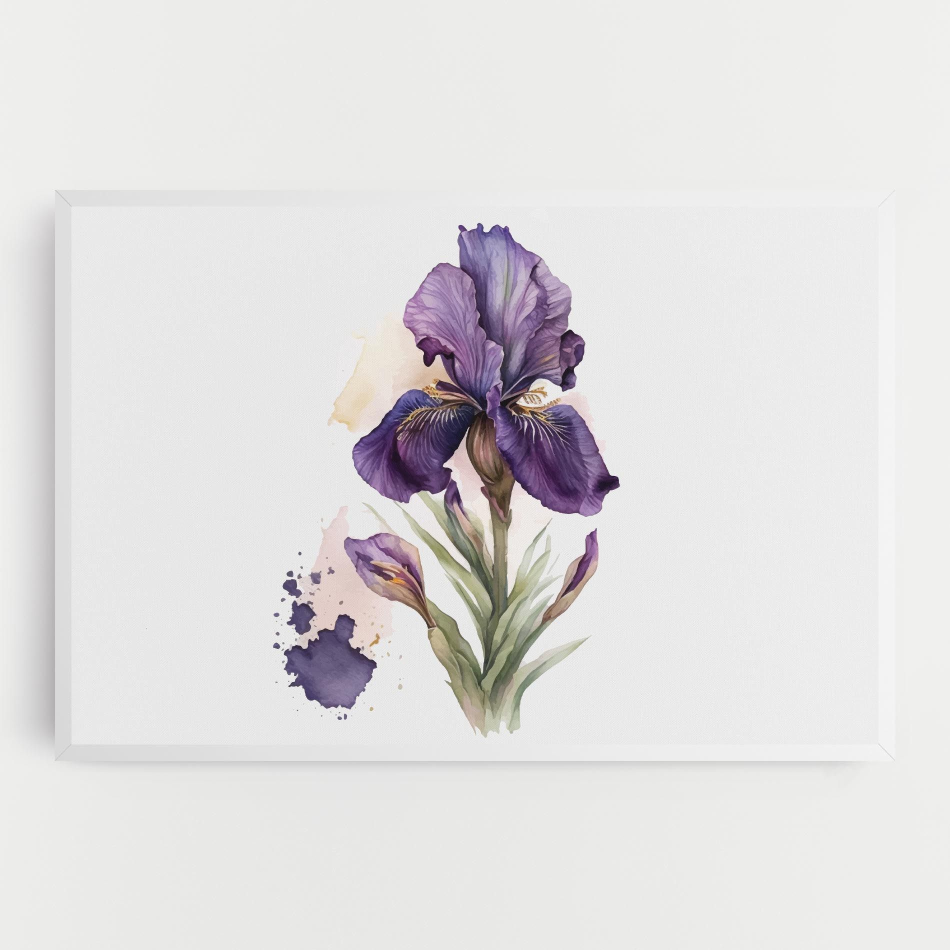 Beautiful Purple Iris mockup 0
