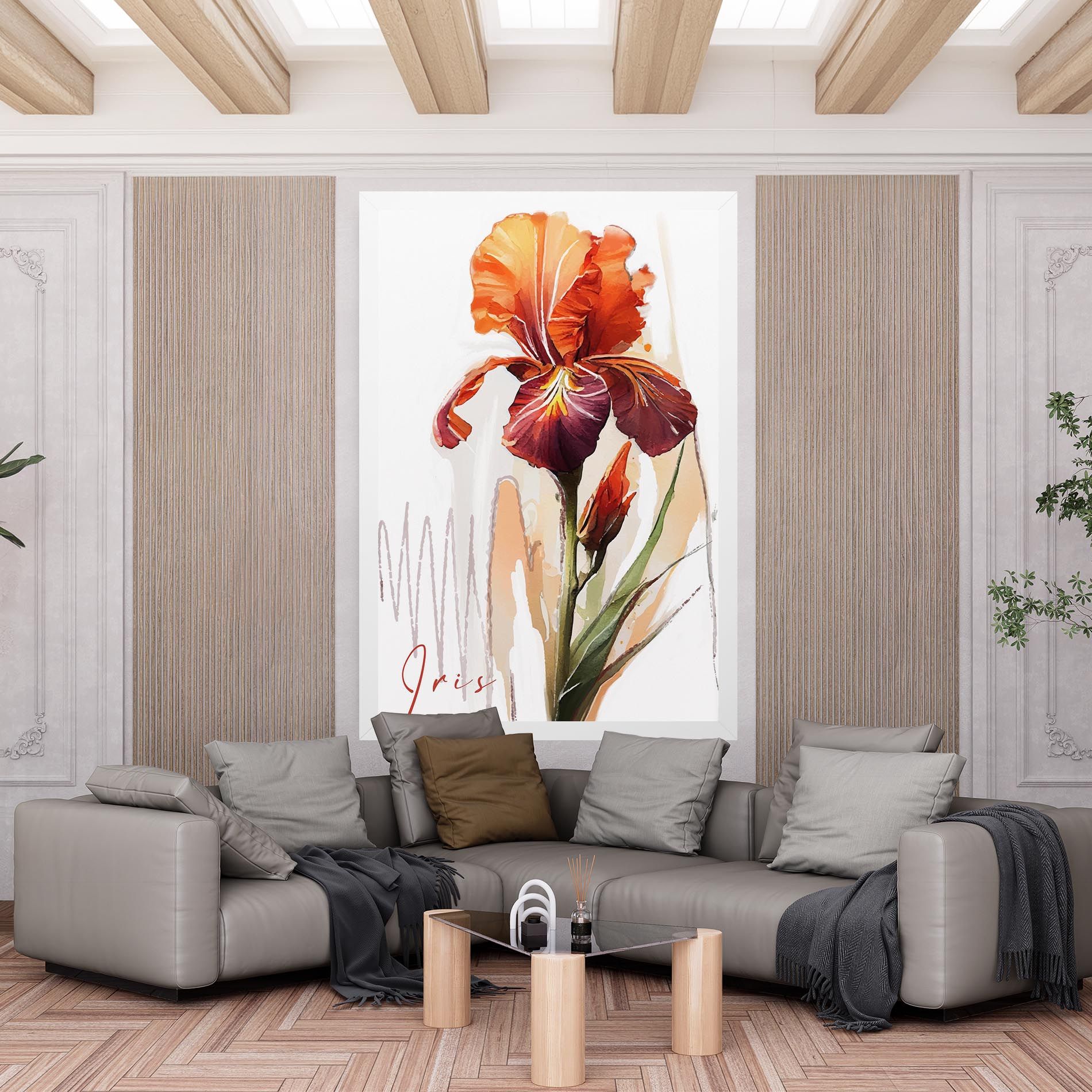 Orange Iris mockup 6