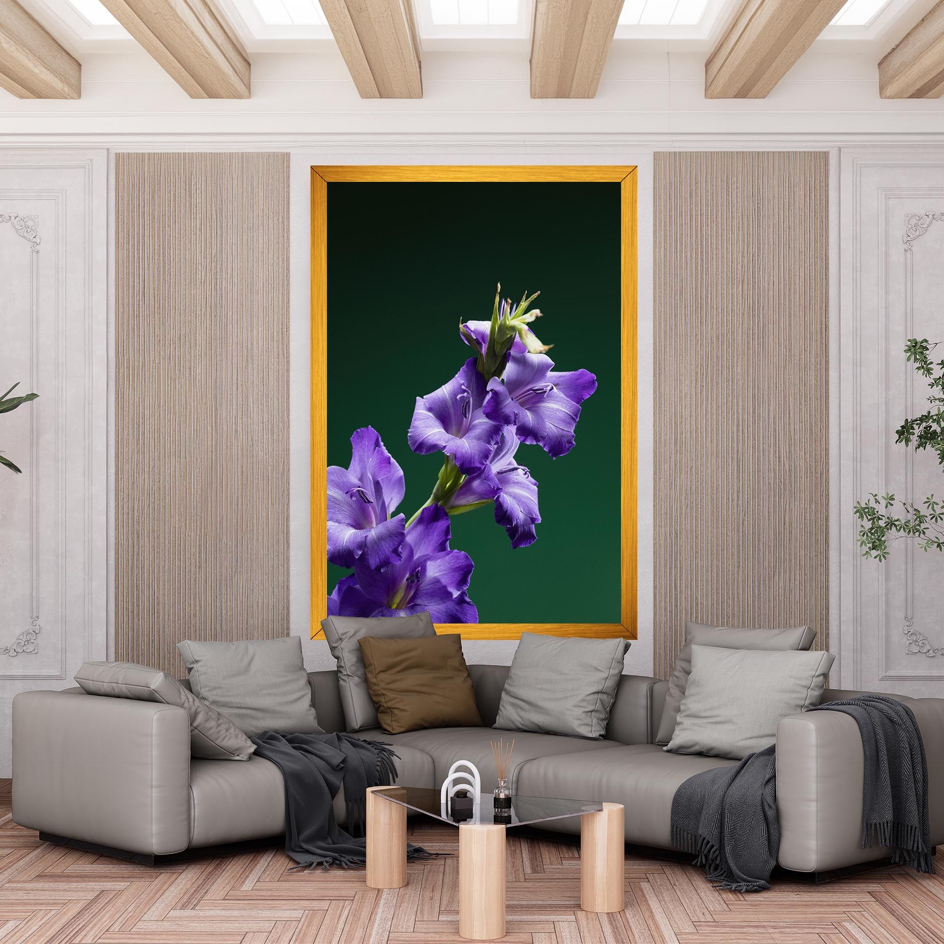 Iris On Green mockup 6