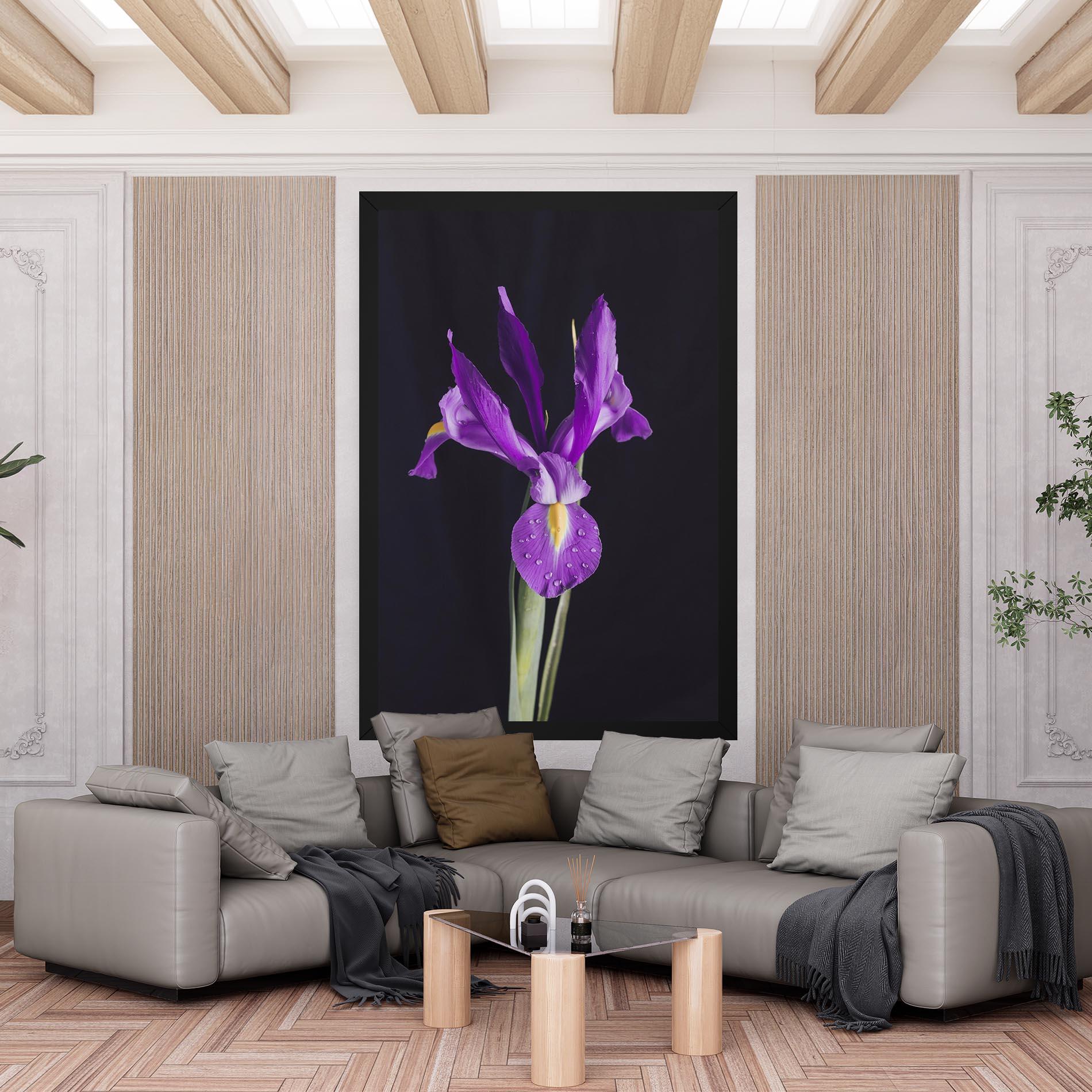 Картина на платно Fresh Purple Iris mockup 6
