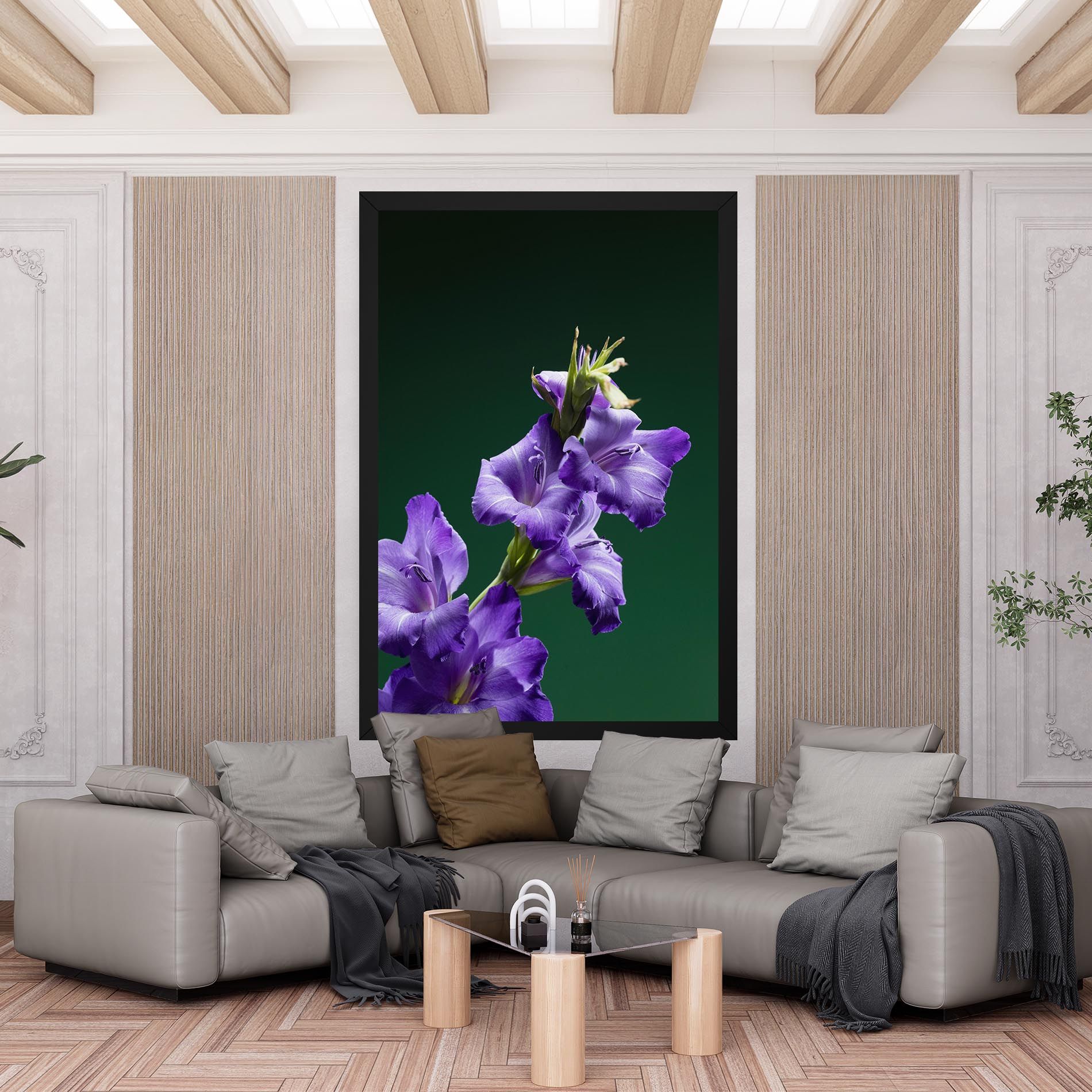 Iris On Green mockup 6