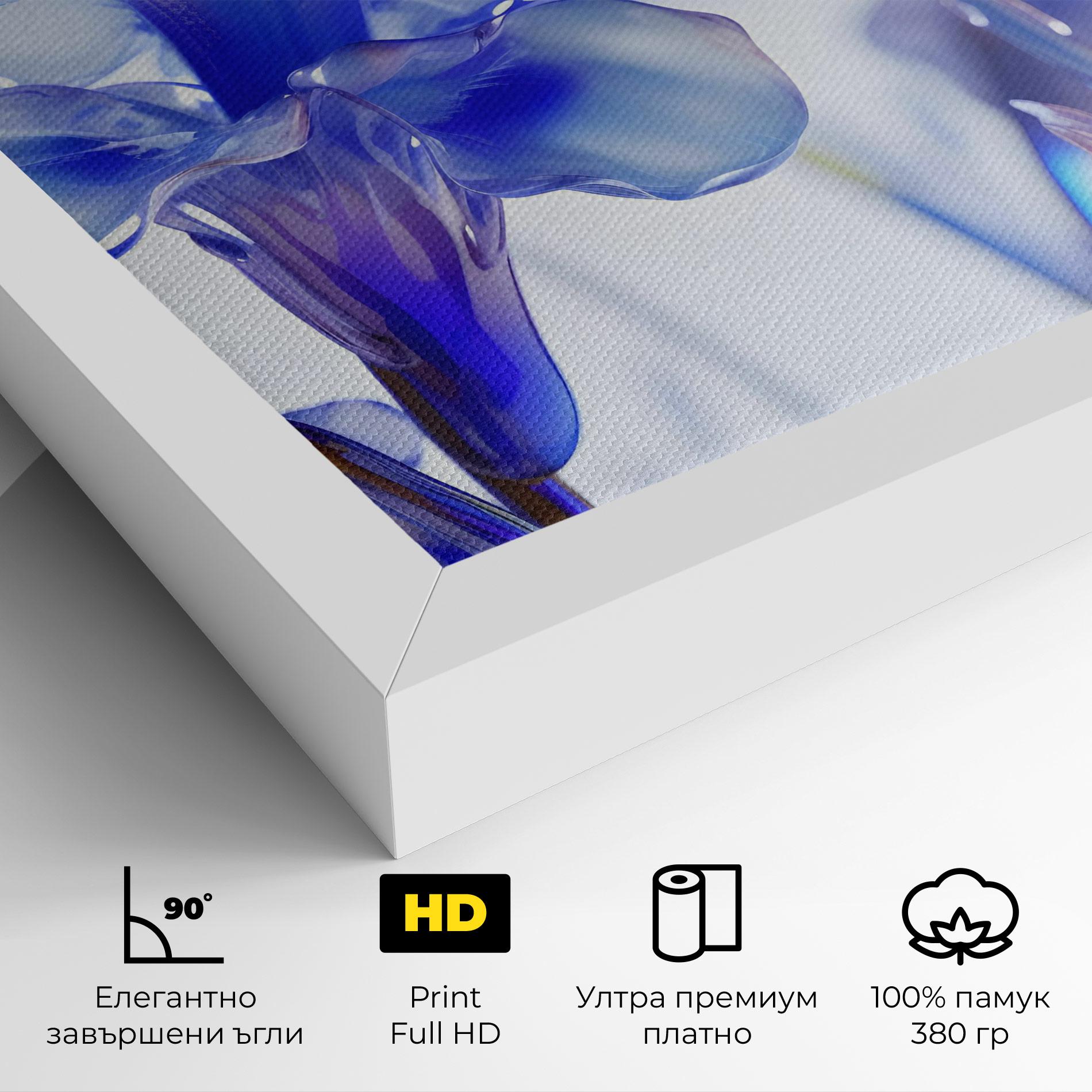 Картина на платно Iris Glass mockup 4