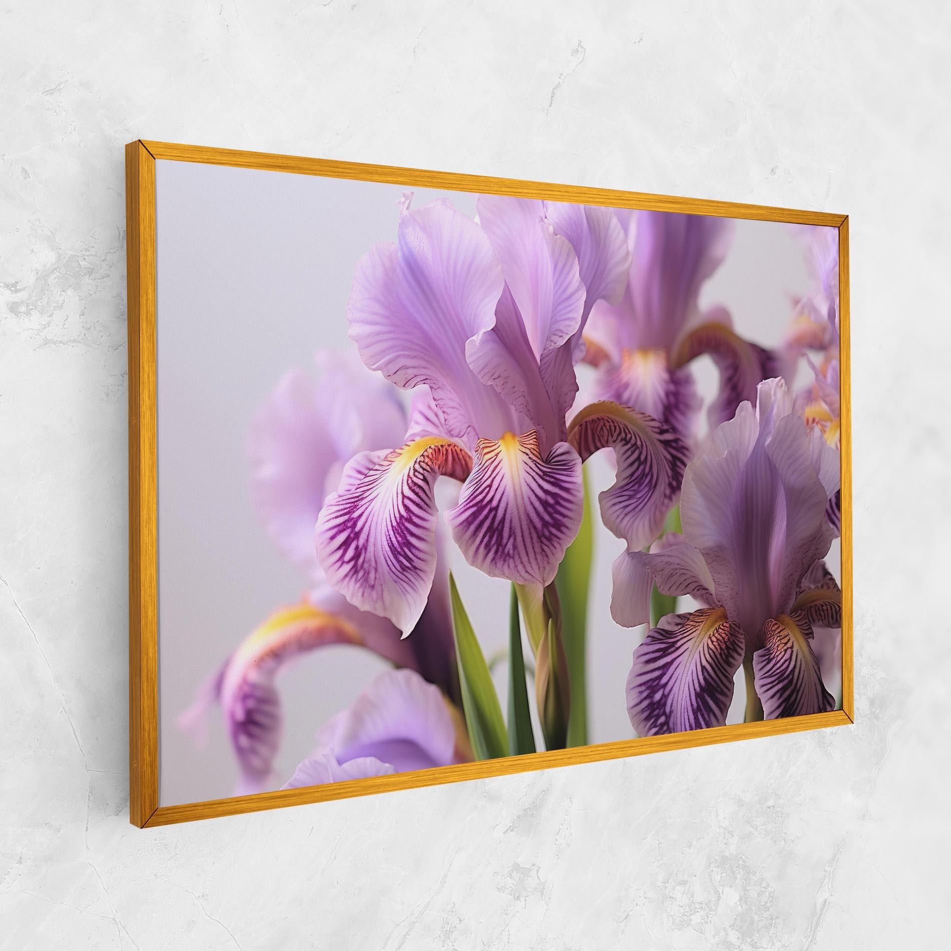 Картина на платно Iris In Vase mockup 1