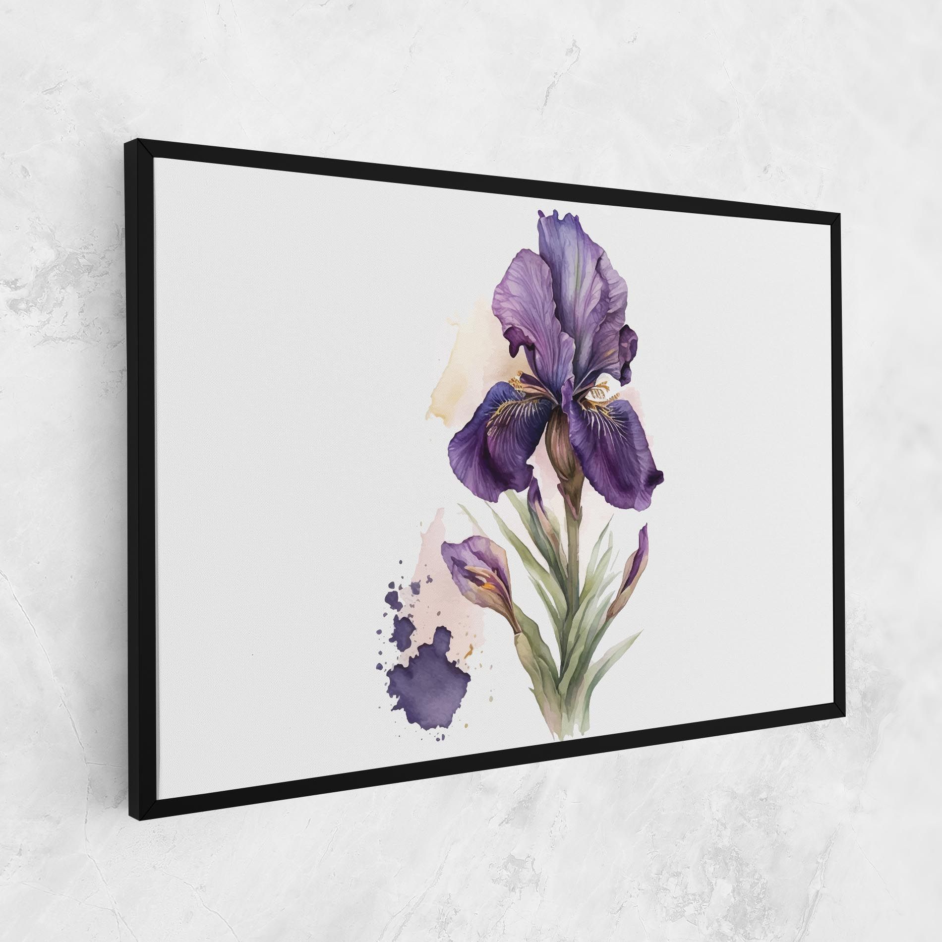 Beautiful Purple Iris mockup 1