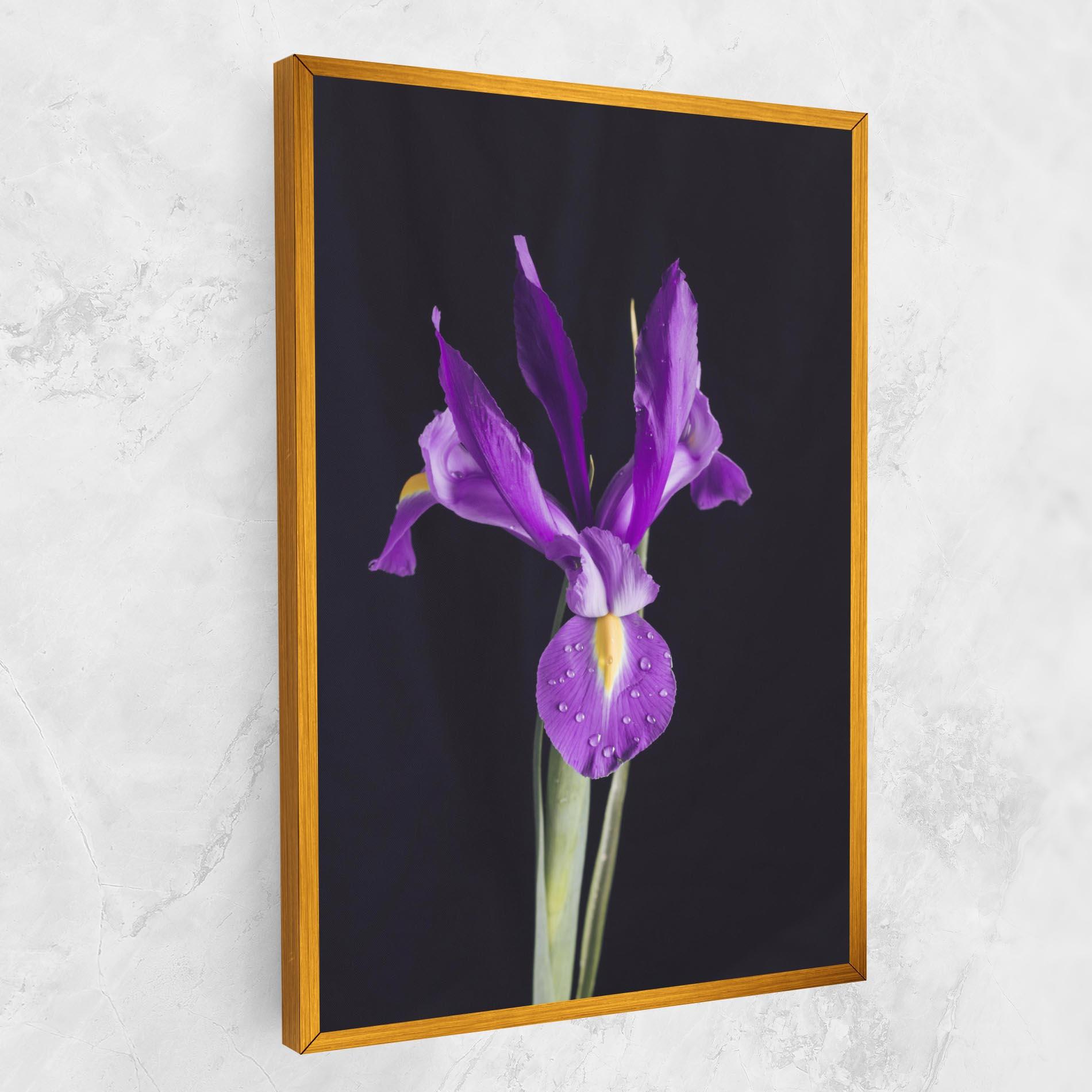 Картина на платно Fresh Purple Iris mockup 1