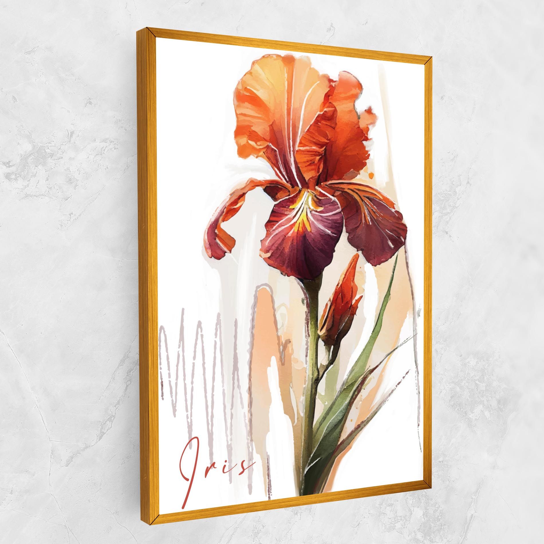 Orange Iris mockup 1