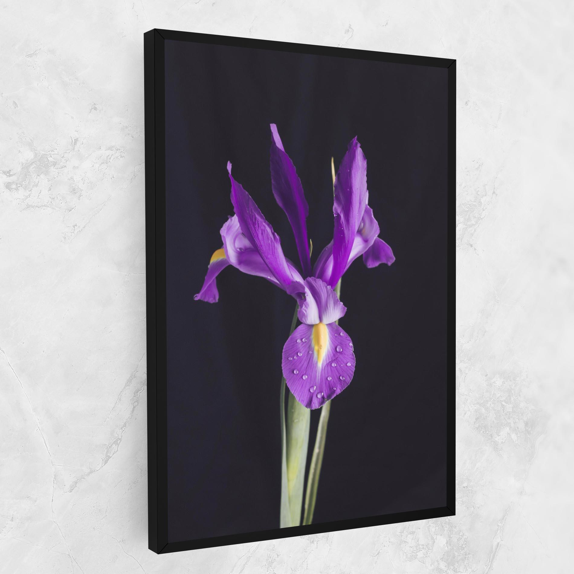 Картина на платно Fresh Purple Iris mockup 1
