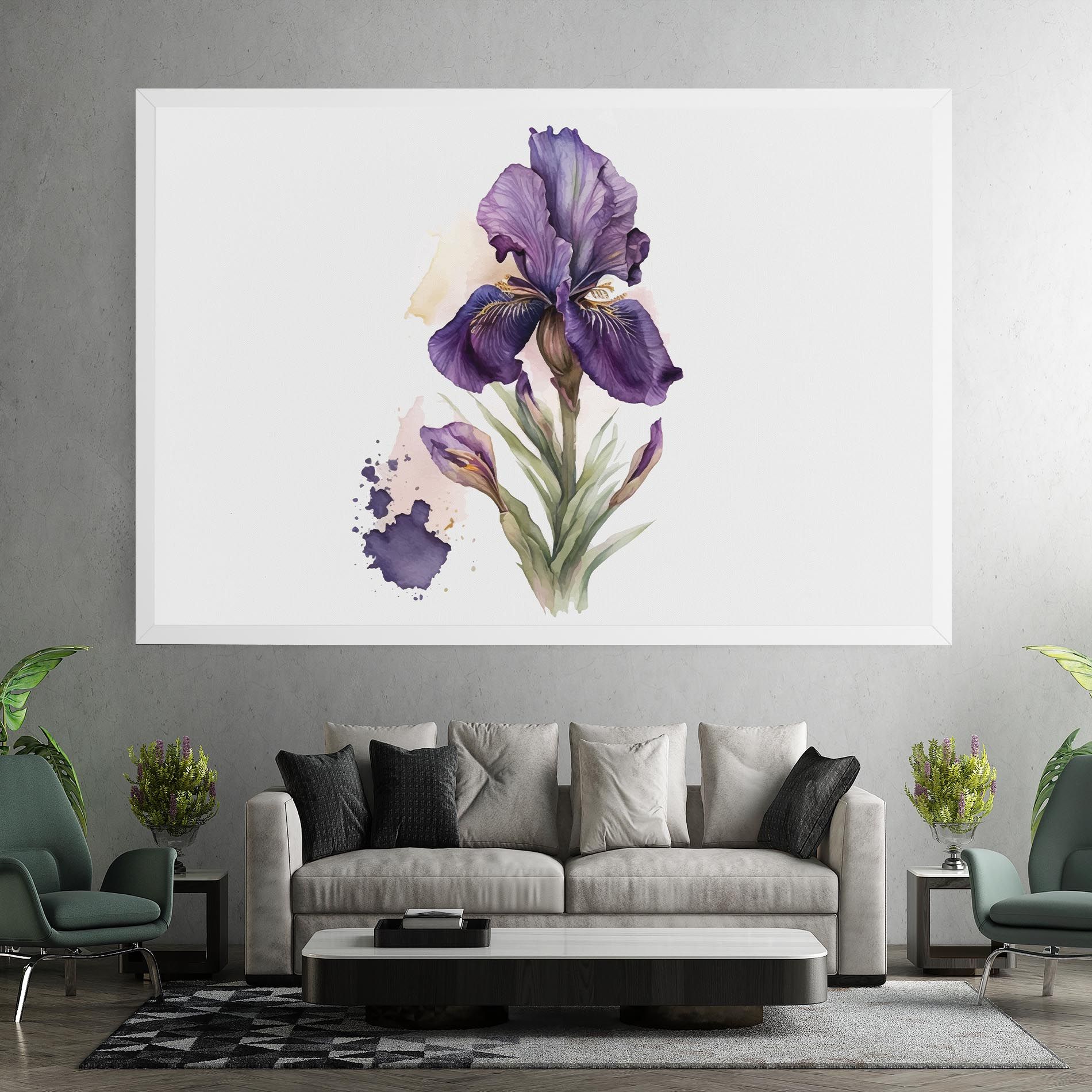 Beautiful Purple Iris mockup 7