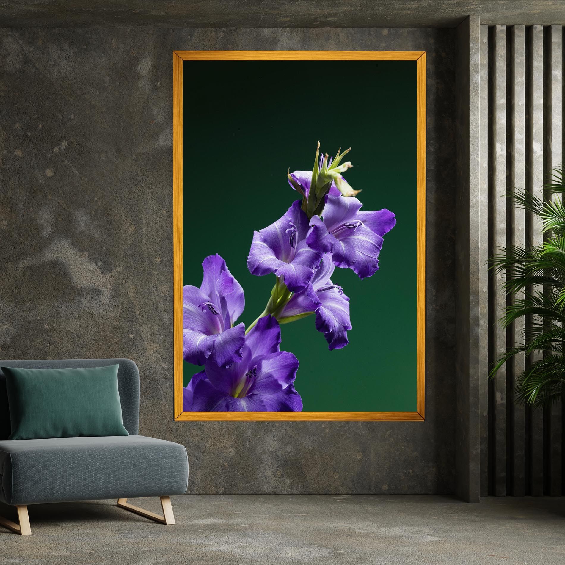 Iris On Green mockup 7