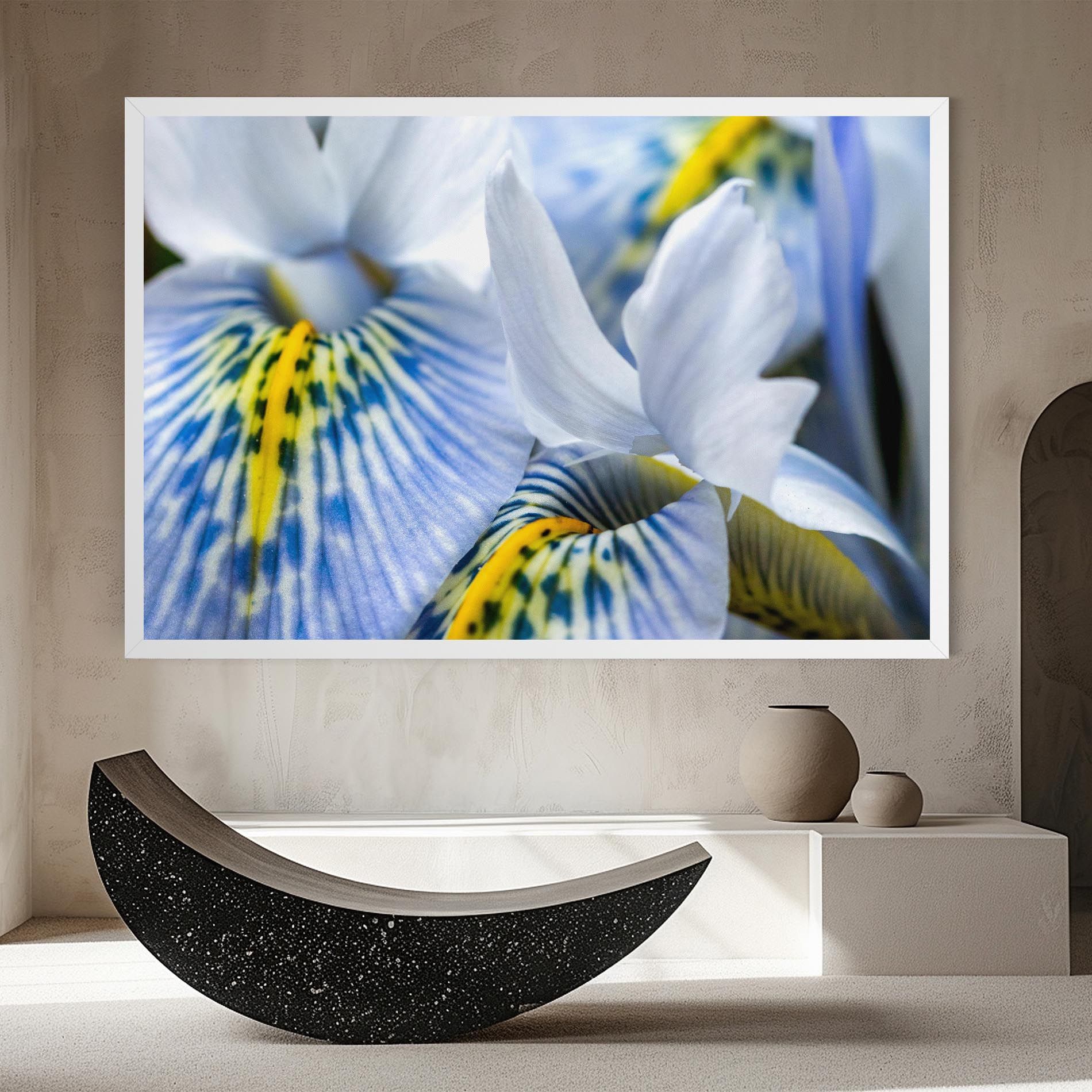 Blue Yellow Iris mockup 8