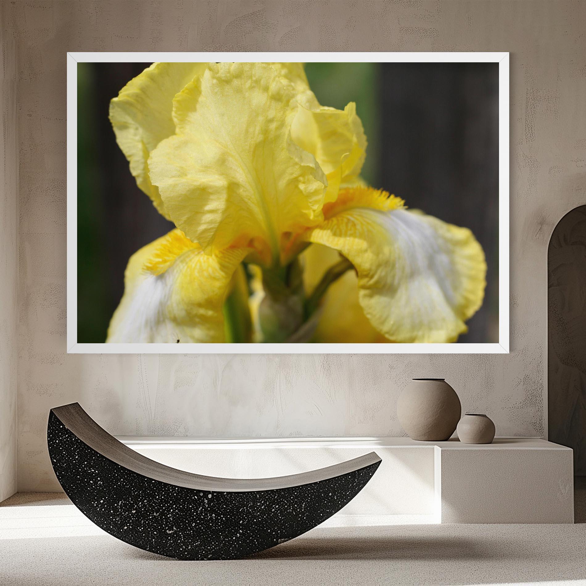 Картина на платно Garden Yellow Iris mockup 8
