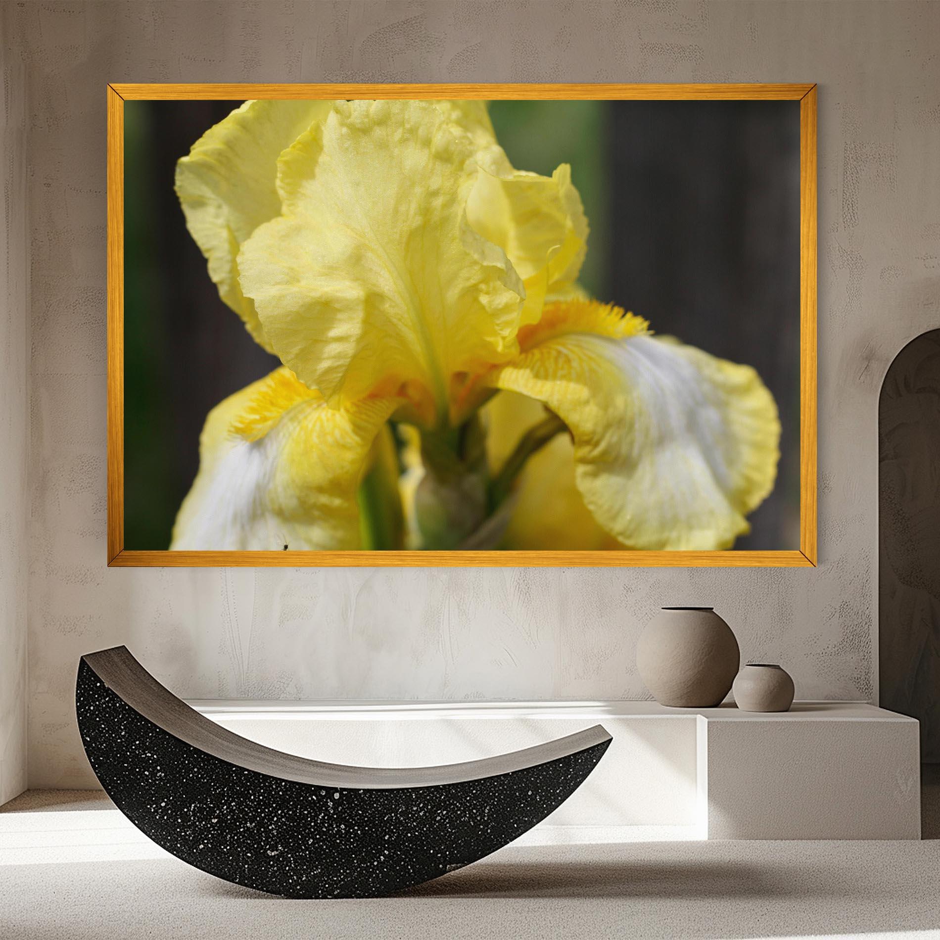 Картина на платно Garden Yellow Iris mockup 8