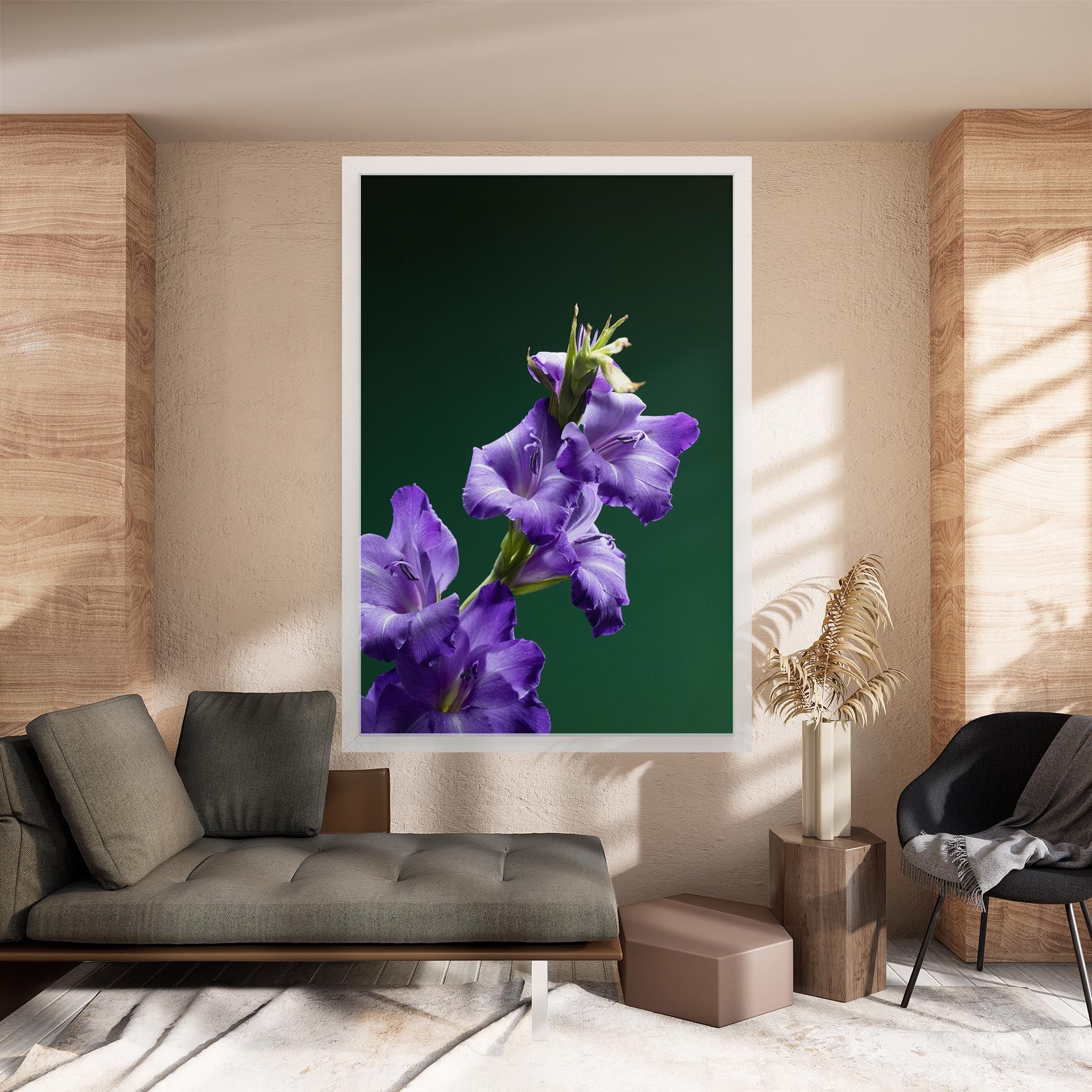 Iris On Green mockup 8