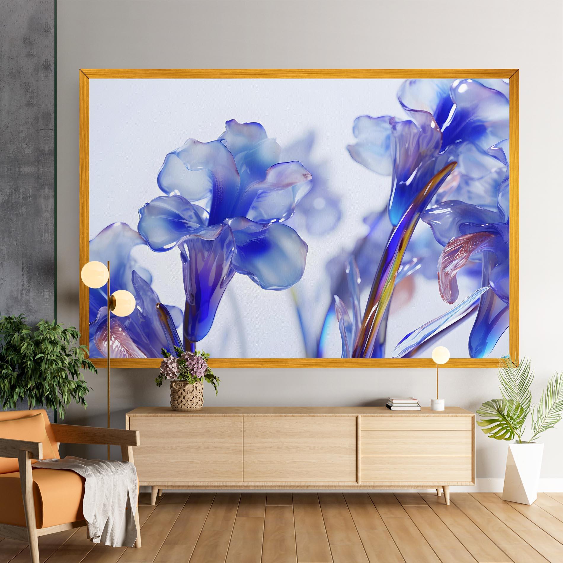 Картина на платно Iris Glass mockup 9