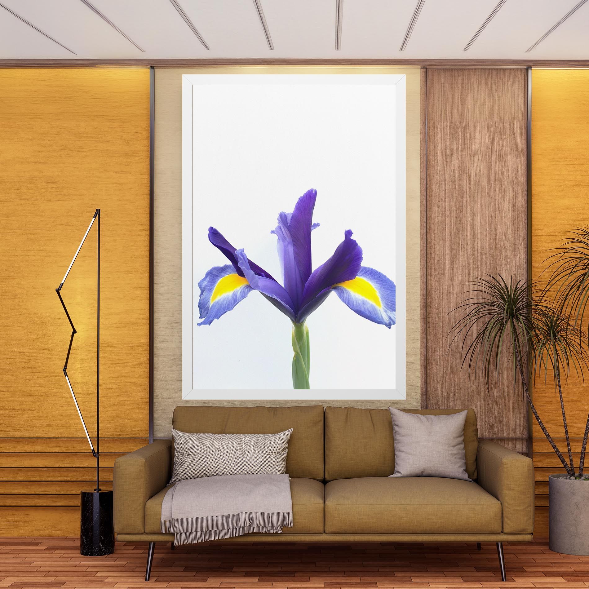 Yellow Color Iris mockup 9