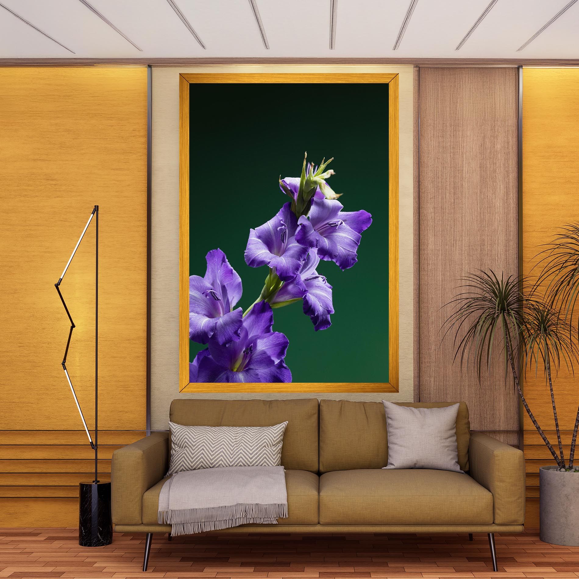 Iris On Green mockup 9