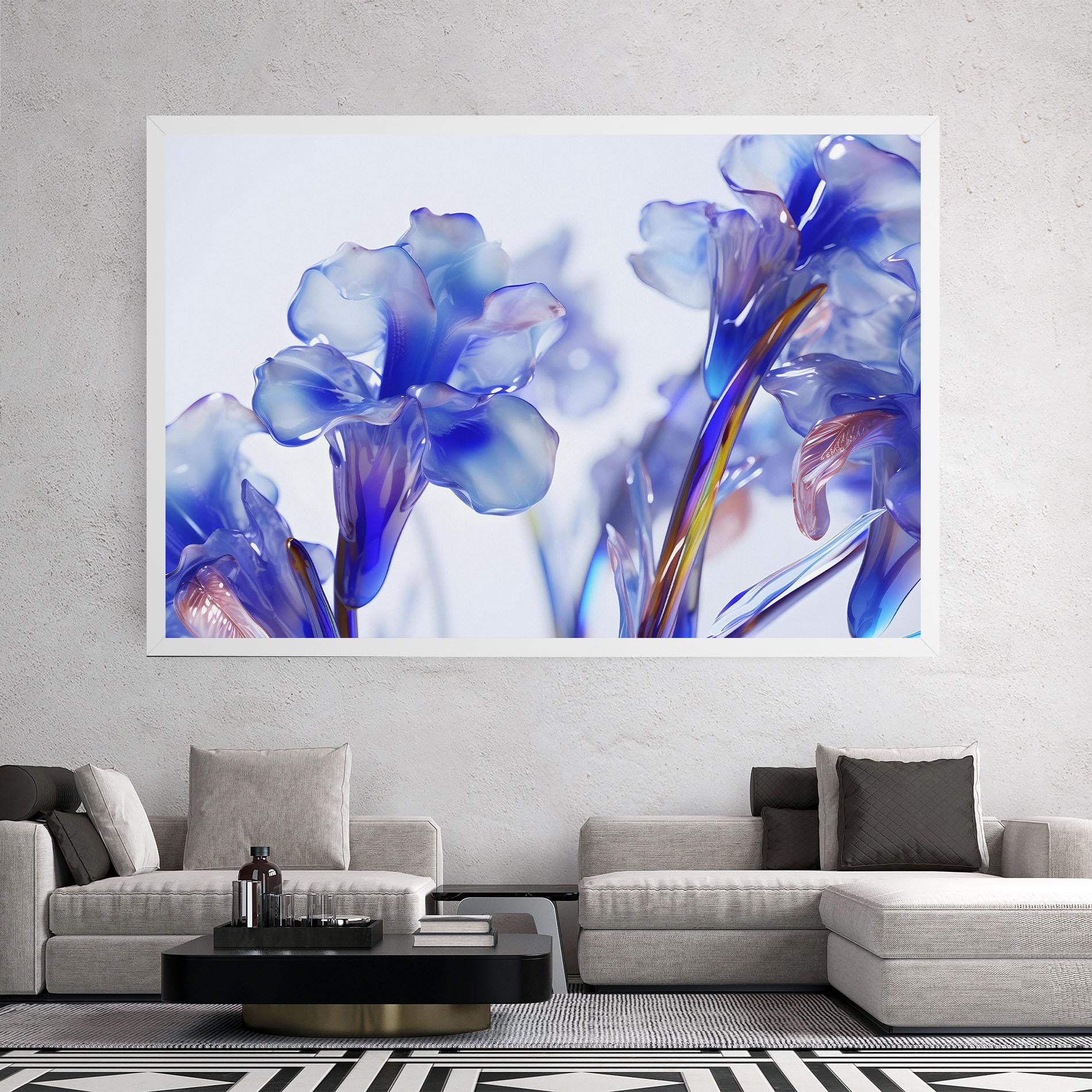 Картина на платно Iris Glass mockup 2