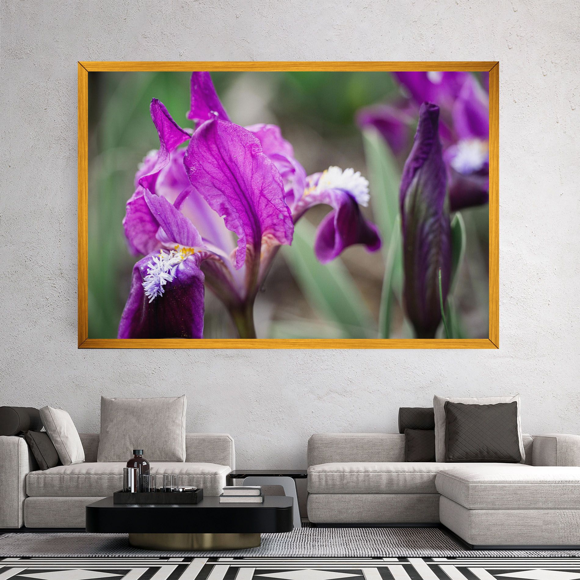 Dark Pink Iris mockup 2