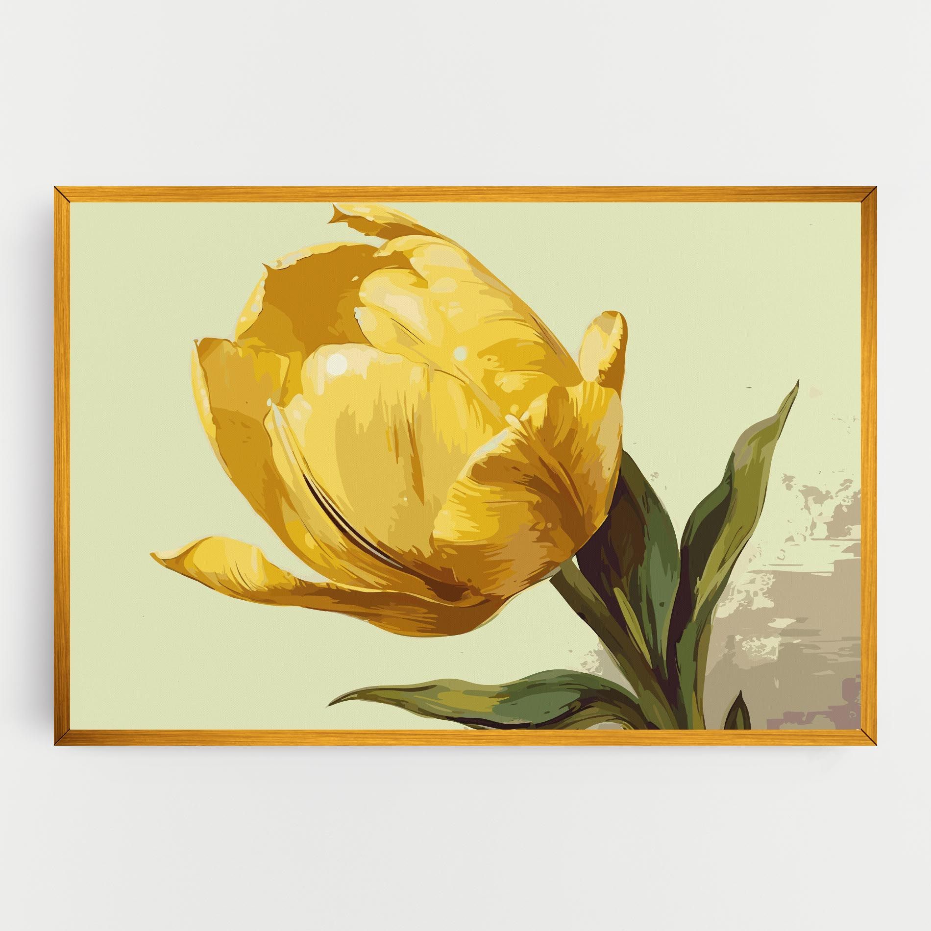 Yellow Shiny Tulip mockup 0
