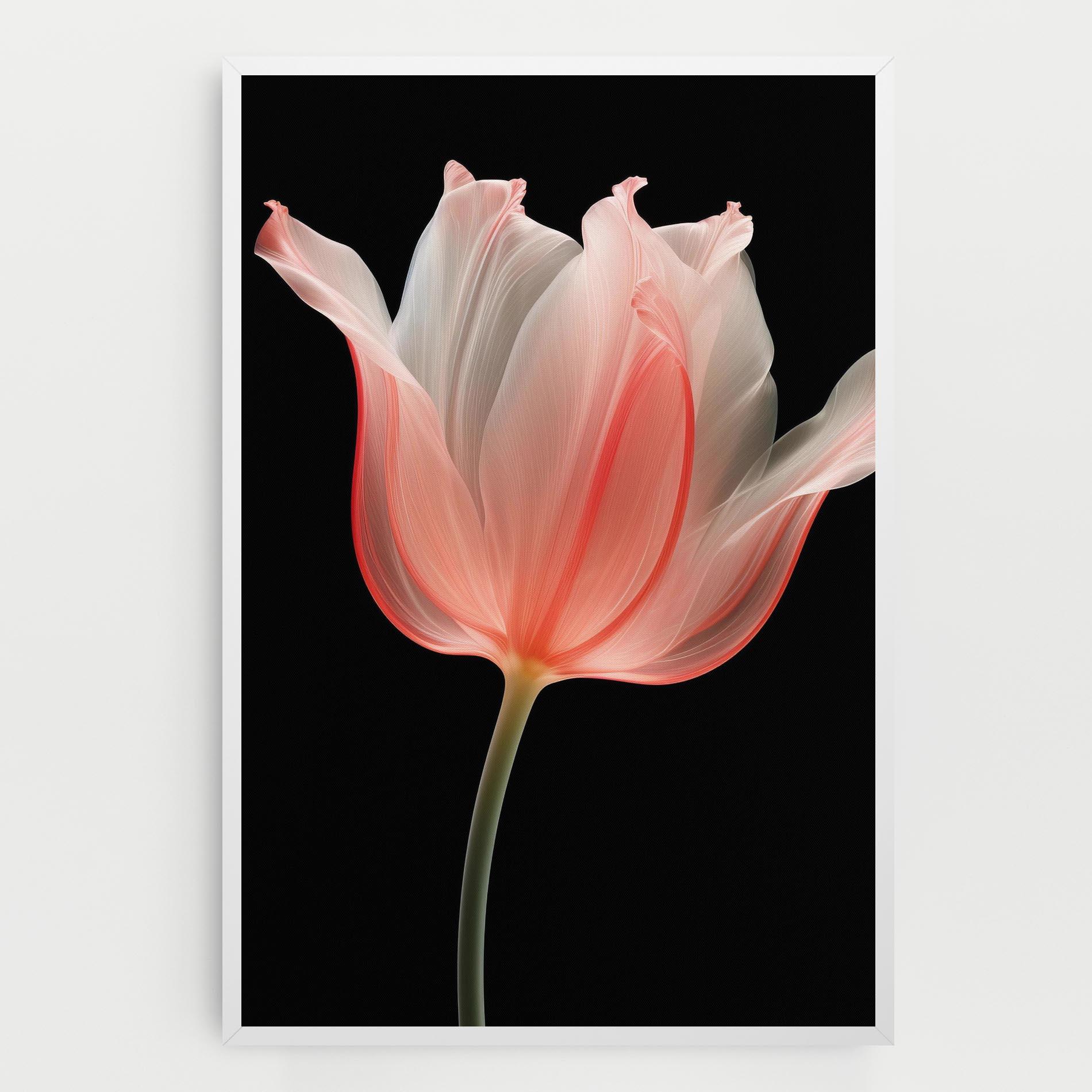 Картина на платно Pastel Pink Tulip mockup 0