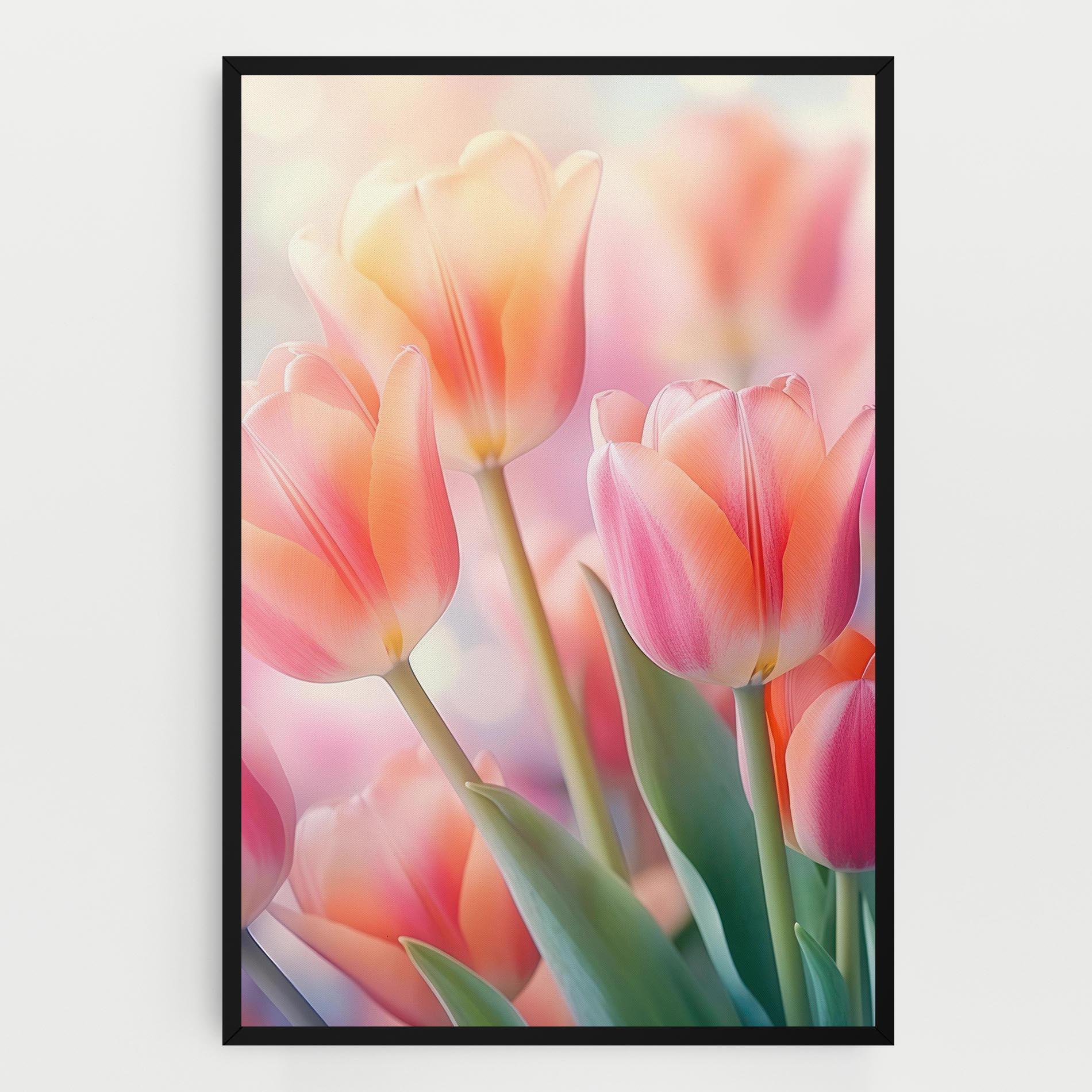 Картина на платно Dreamy Tulips mockup 0