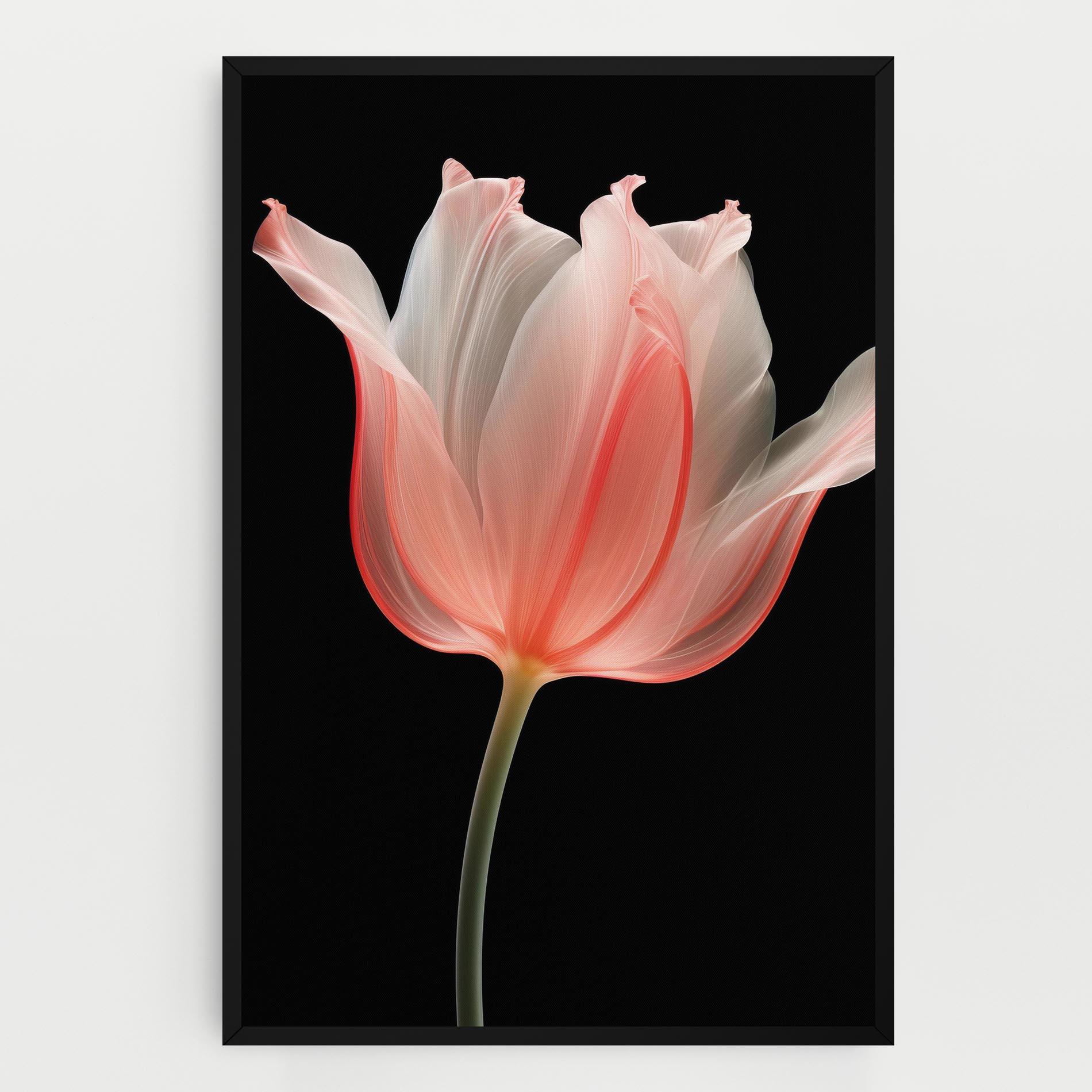 Картина на платно Pastel Pink Tulip mockup 0