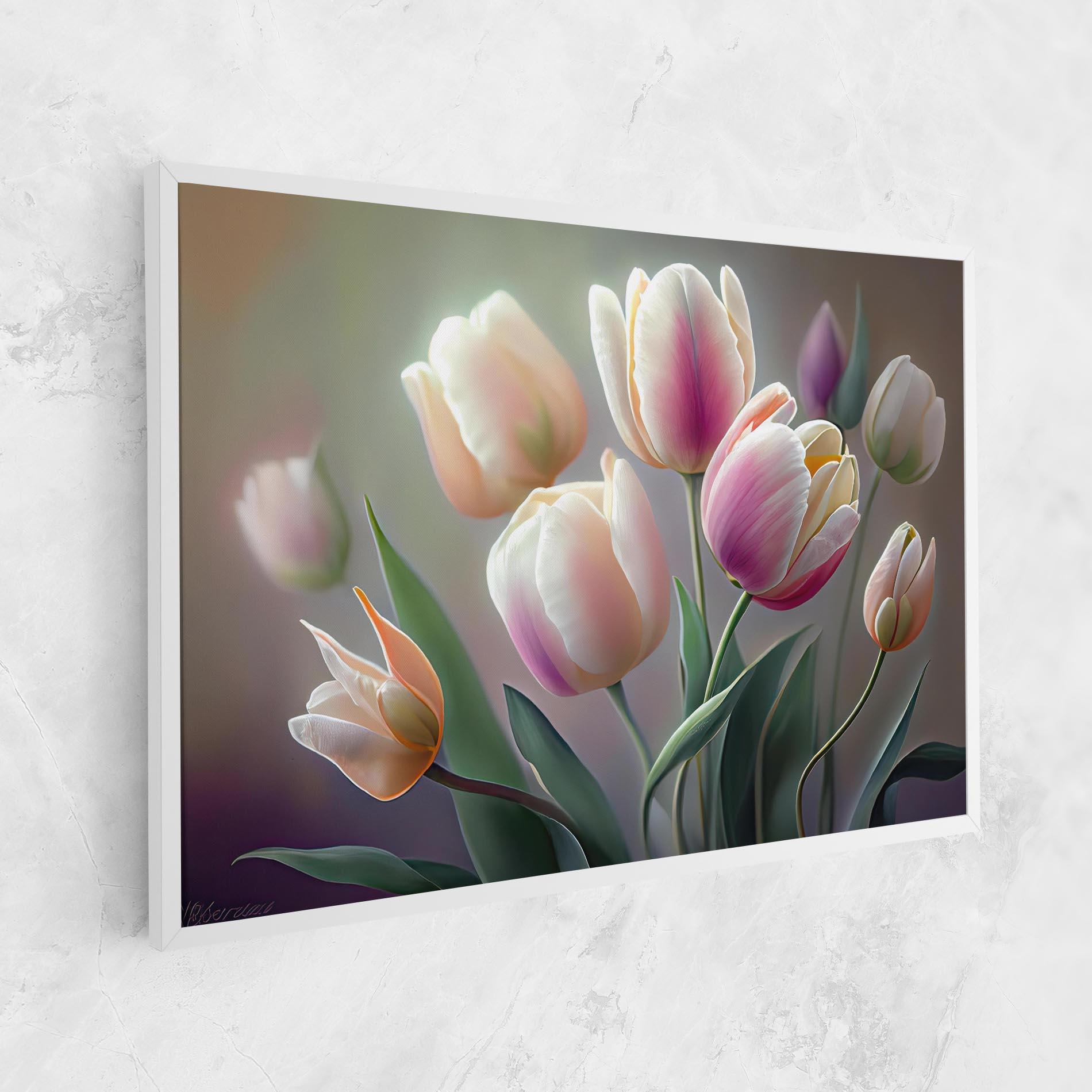 Картина на платно Pretty Tulips mockup 1