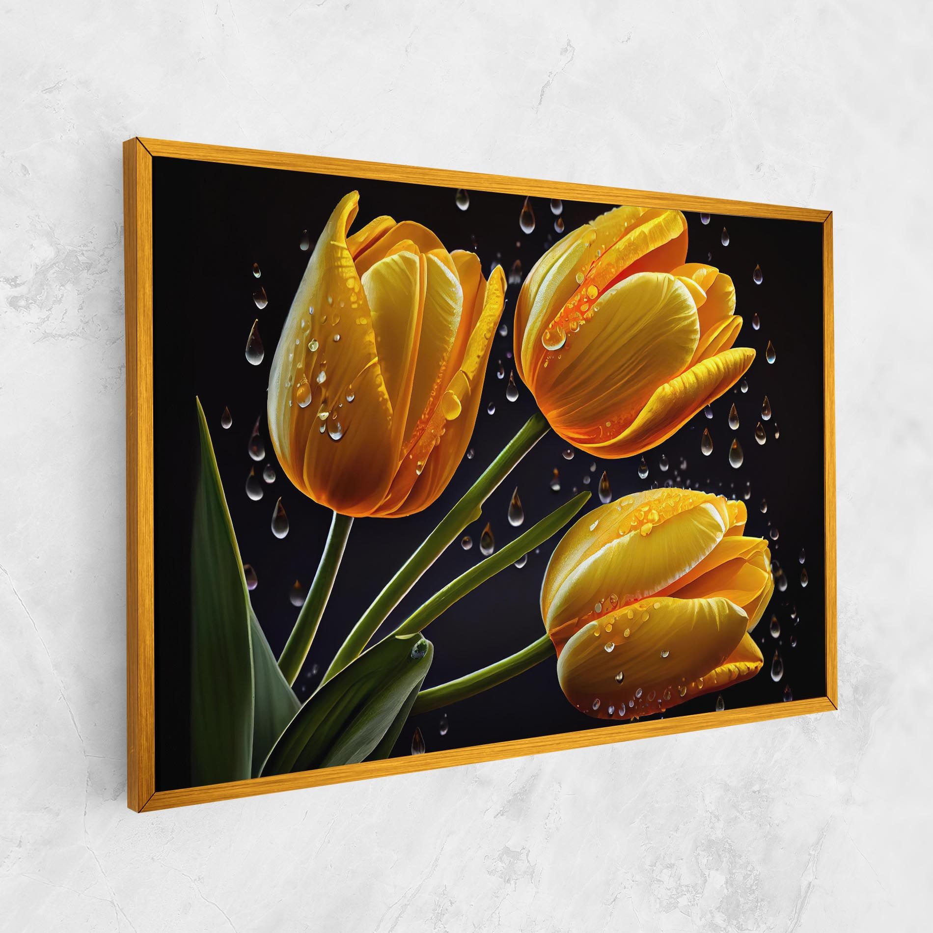 3 Yellow Tulips mockup 1