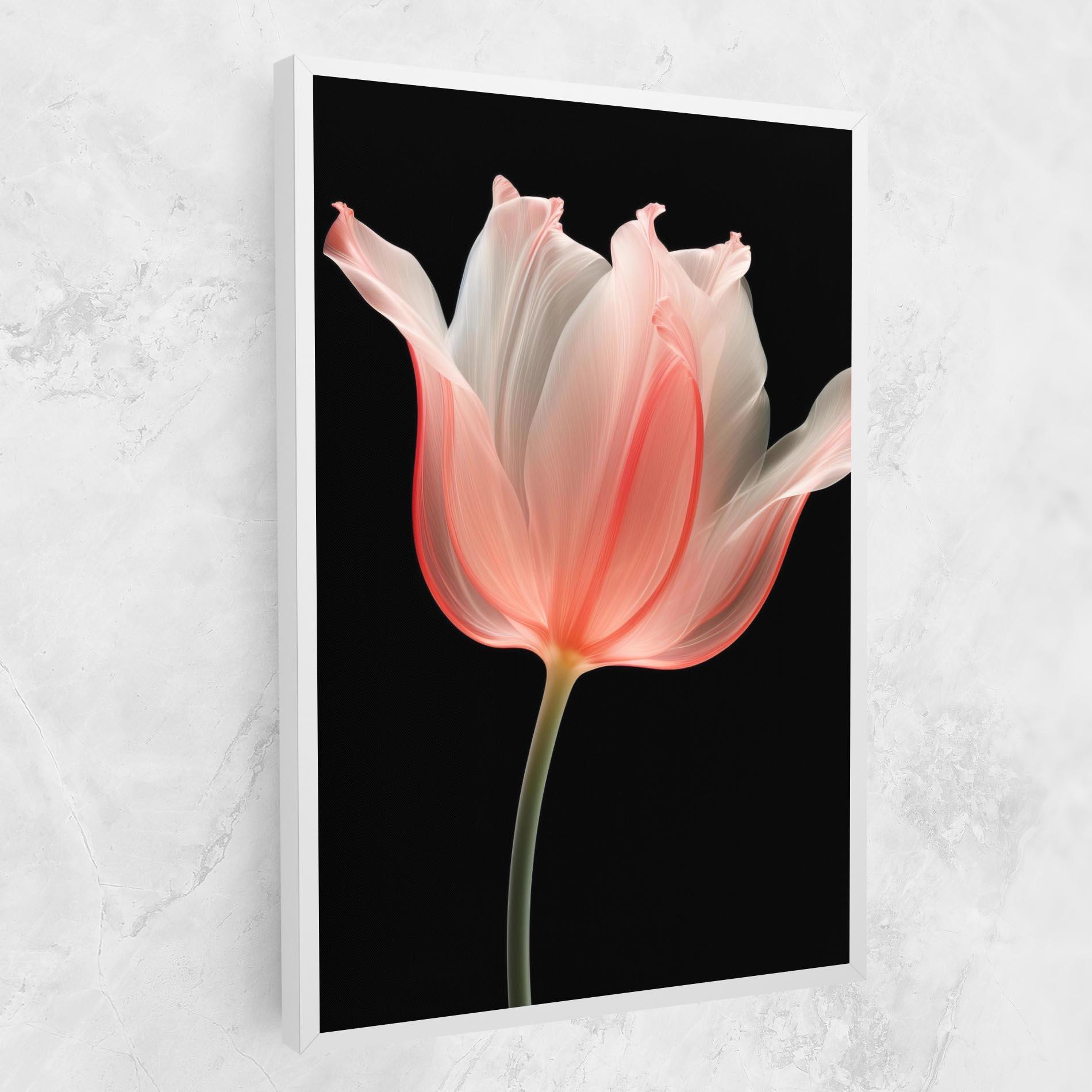 Картина на платно Pastel Pink Tulip mockup 1