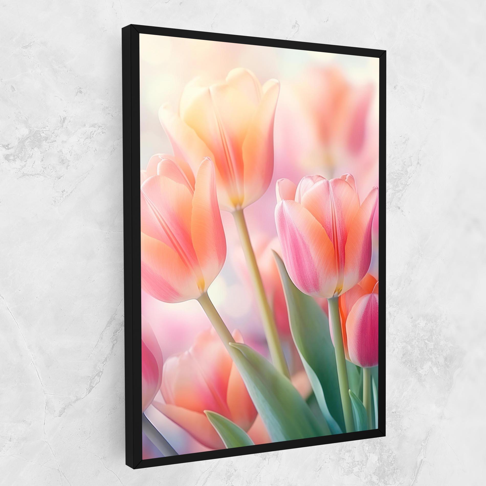 Картина на платно Dreamy Tulips mockup 1